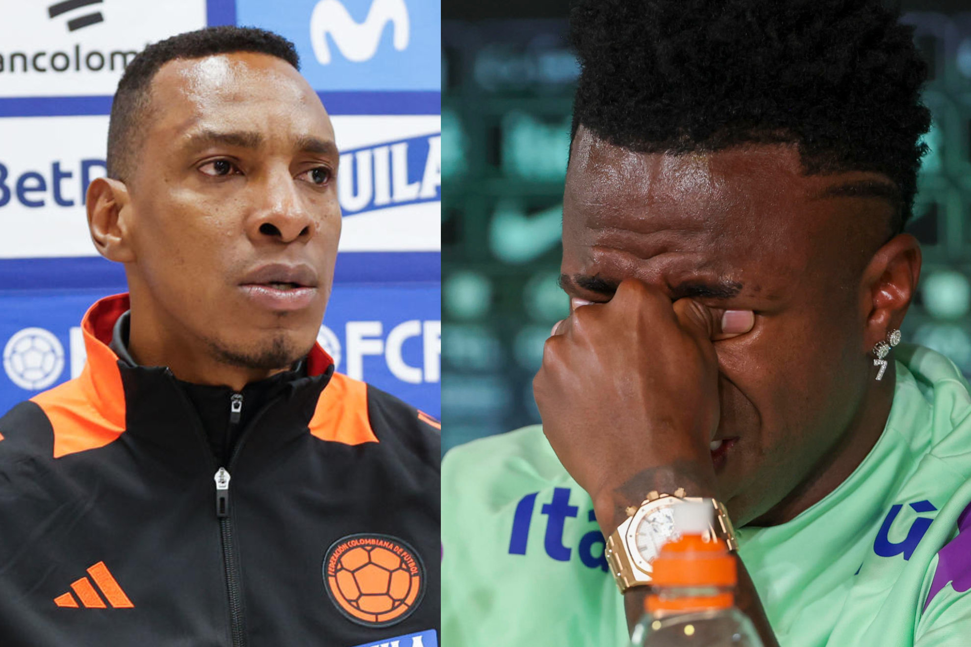 Luis Amaranto Perea respaldó a Vinícius Júnior ante sus denuncias por racismo en el fútbol (EFE)