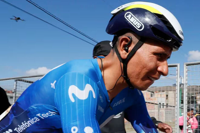 Críticas a Nairo Quintana por su regreso al World Tour con el Movistar Team (EFE)