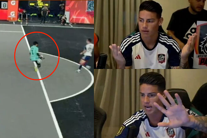 El mensaje de James a Gerard Piqué por la Kings League Americas (Twitch: James Rodríguez)