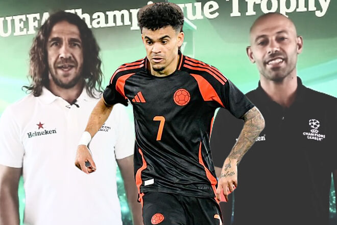 Respuestas de Carles Puyol y Javier Mascherano sobre Luis Díaz al barcelona (Instagram: Heineken Colombia - Luis Díaz)