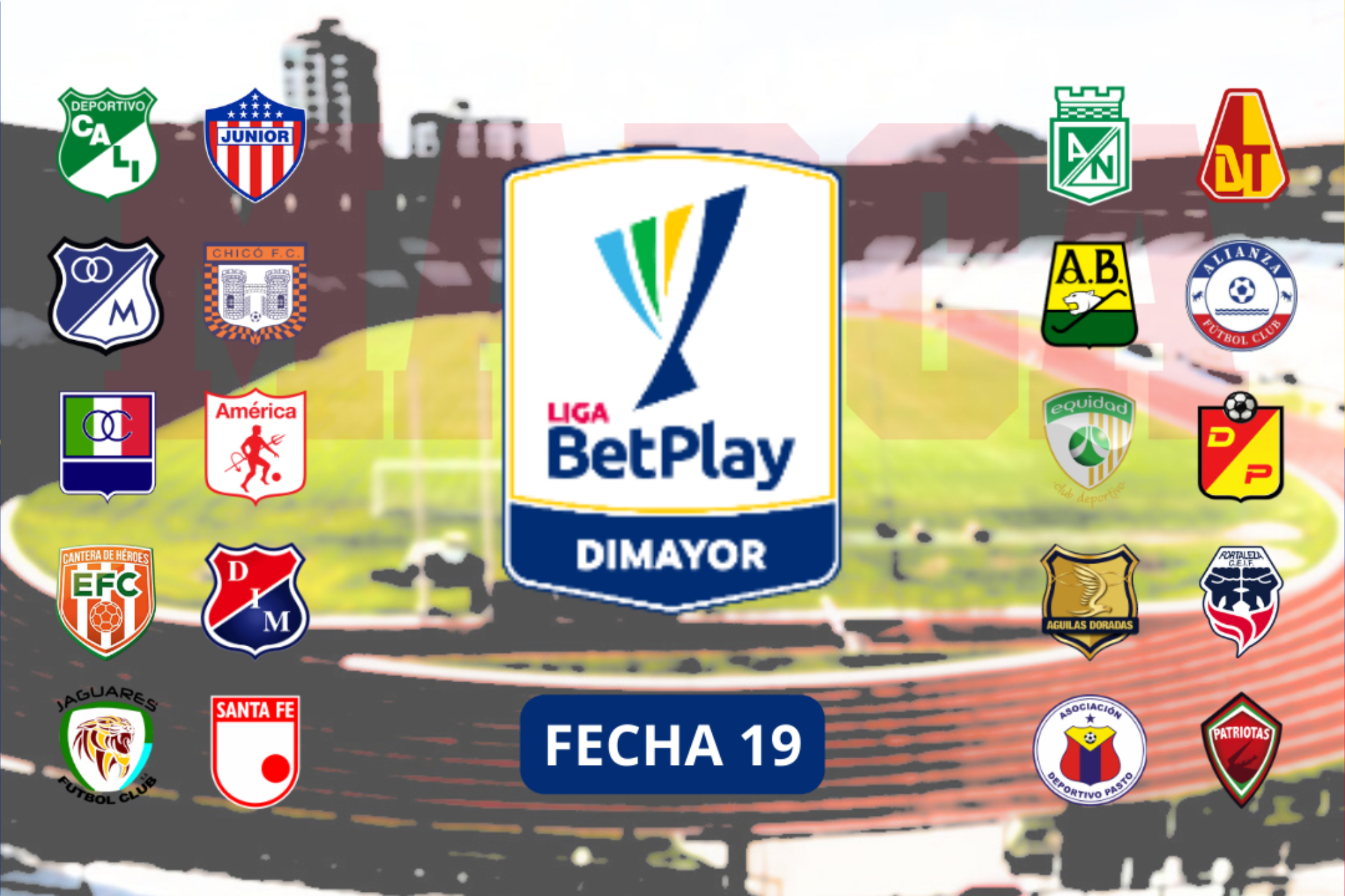 Partidos y posiciones Liga BetPlay 1-2024 - Fecha 19 (Alcaldía Manizales- Clubes FPC - Liga BetPlay - Marca)