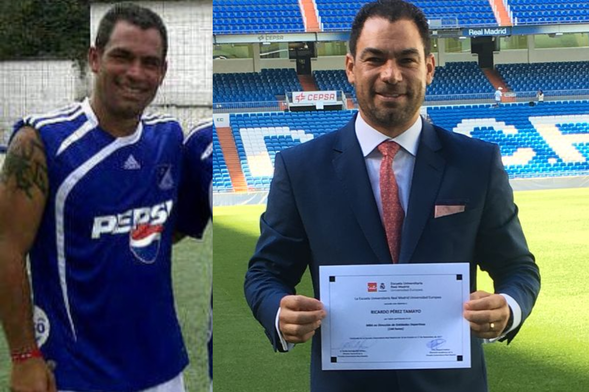 Ricardo 'el gato' Pérez puso la cara por su trabajo en Dimayor, antes de asumir en Millonarios (Instagram: Ricardo Pérez)