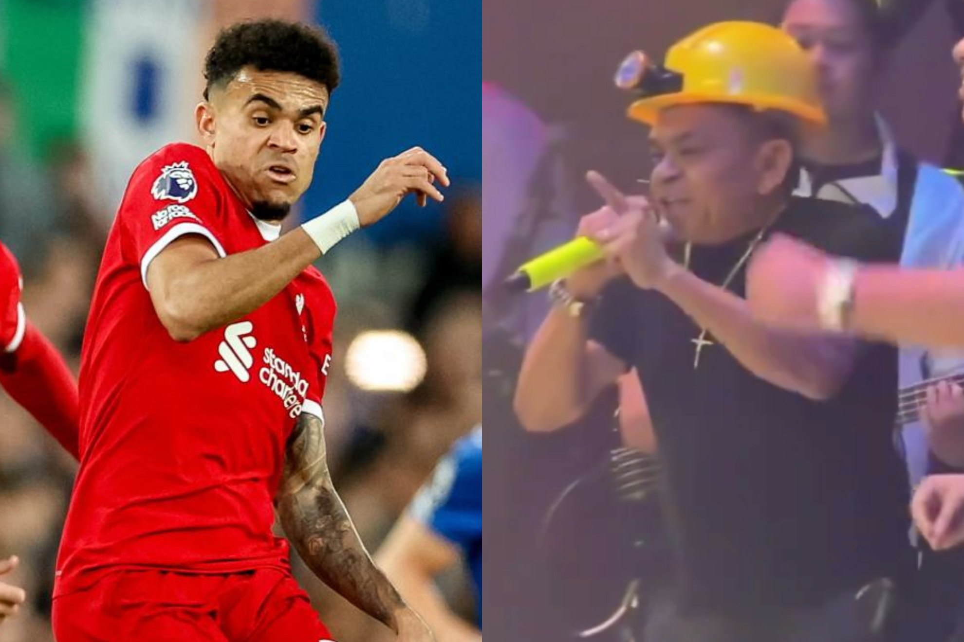 Luis Díaz y Liverpool pasan mal en Europa mientras que 'Mane' Díaz disfruta en Colombia (EFE - 'X': última Hora Colombia)