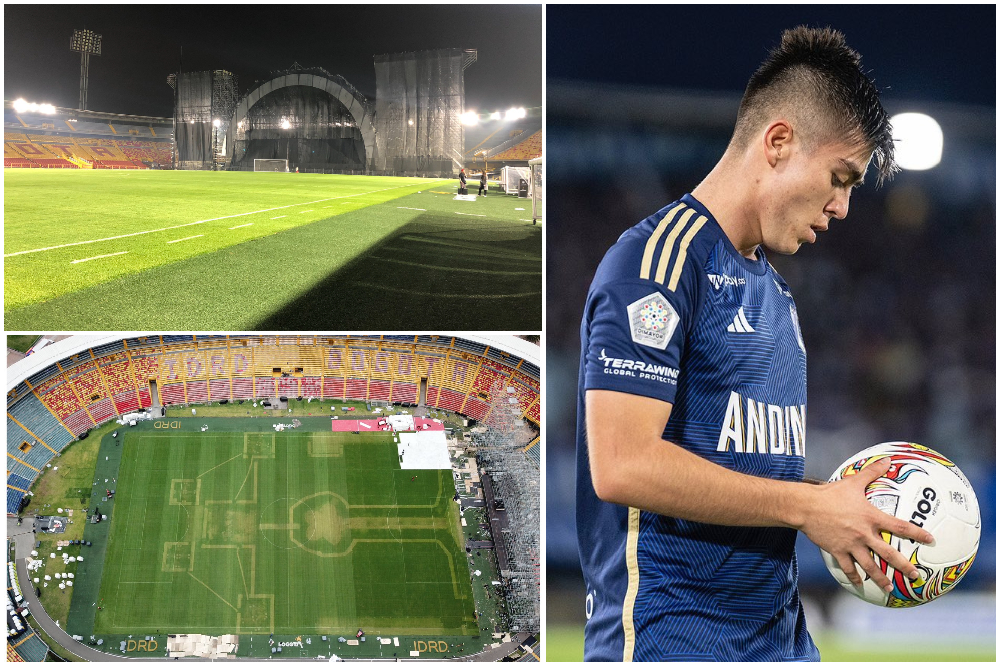 Problemas de Millonarios con El Campín y los conciertos del 2024 (Marca - 'X': Saque de Meta - Instagram: Millonarios)