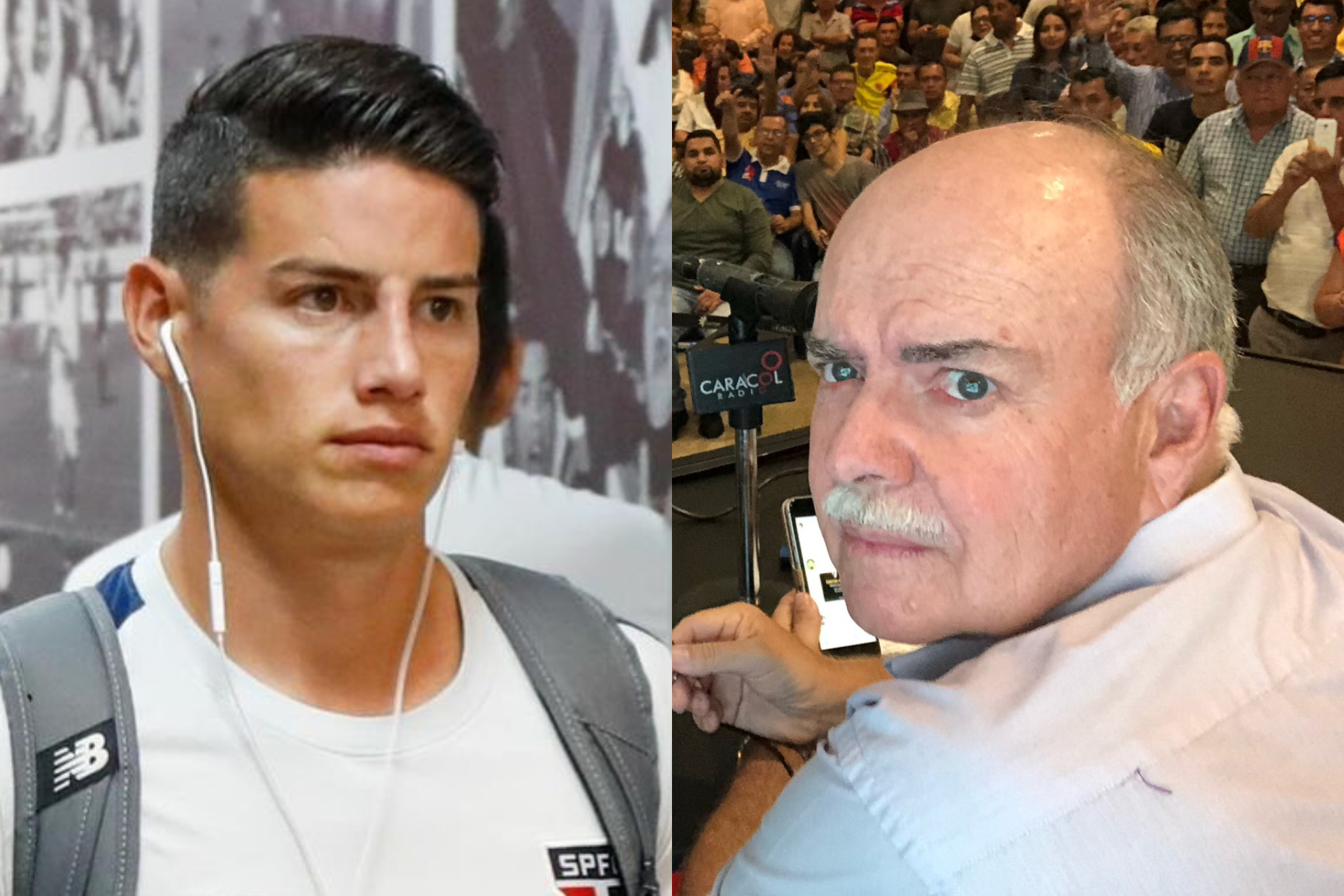 Iván Mejía anticipa qué pasará con James Rodríguez y Luis Zubeldía en São Paulo (Instagram: São Paulo - 'X': César Augusto Londoño)