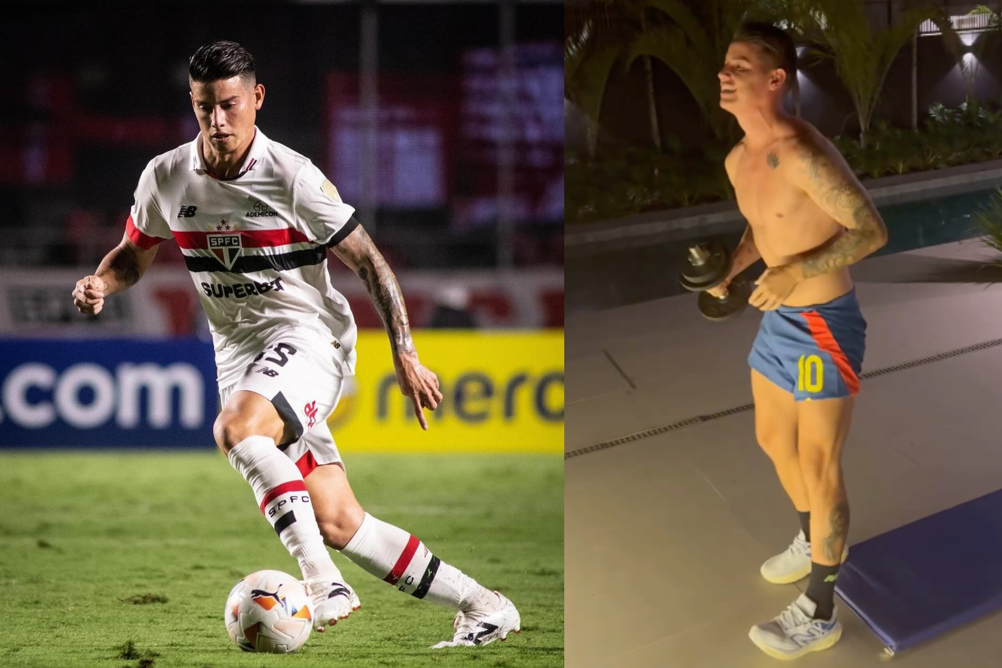 En brasil hablan de la salida de James Rodríguez del São Paulo (Instagram: James Rodríguez)