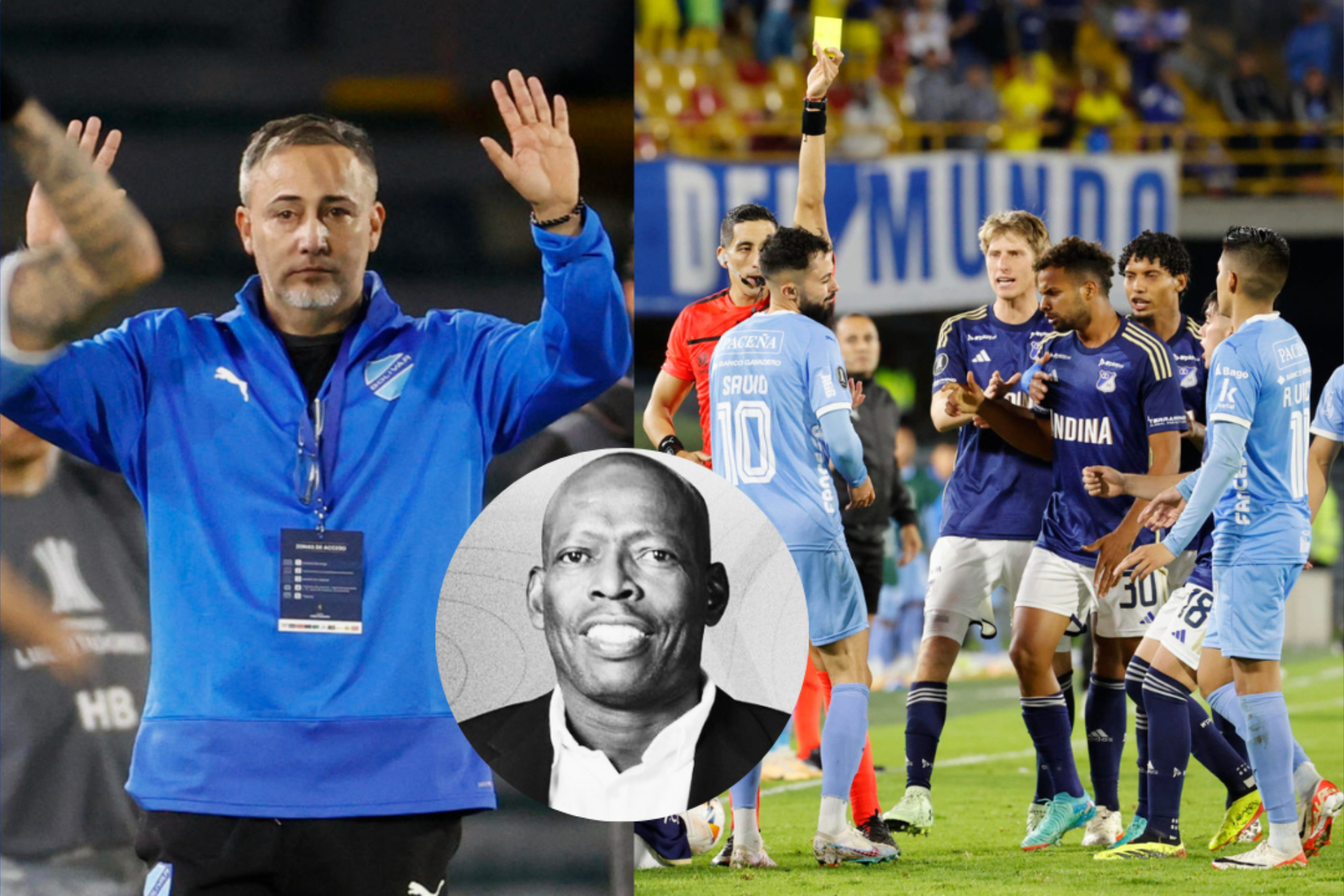 Flavio Robatto, 'picante' en rueda de prensa después de Millonarios vs. Bolívar (EFE - Instagram 'Tino' Asprilla)