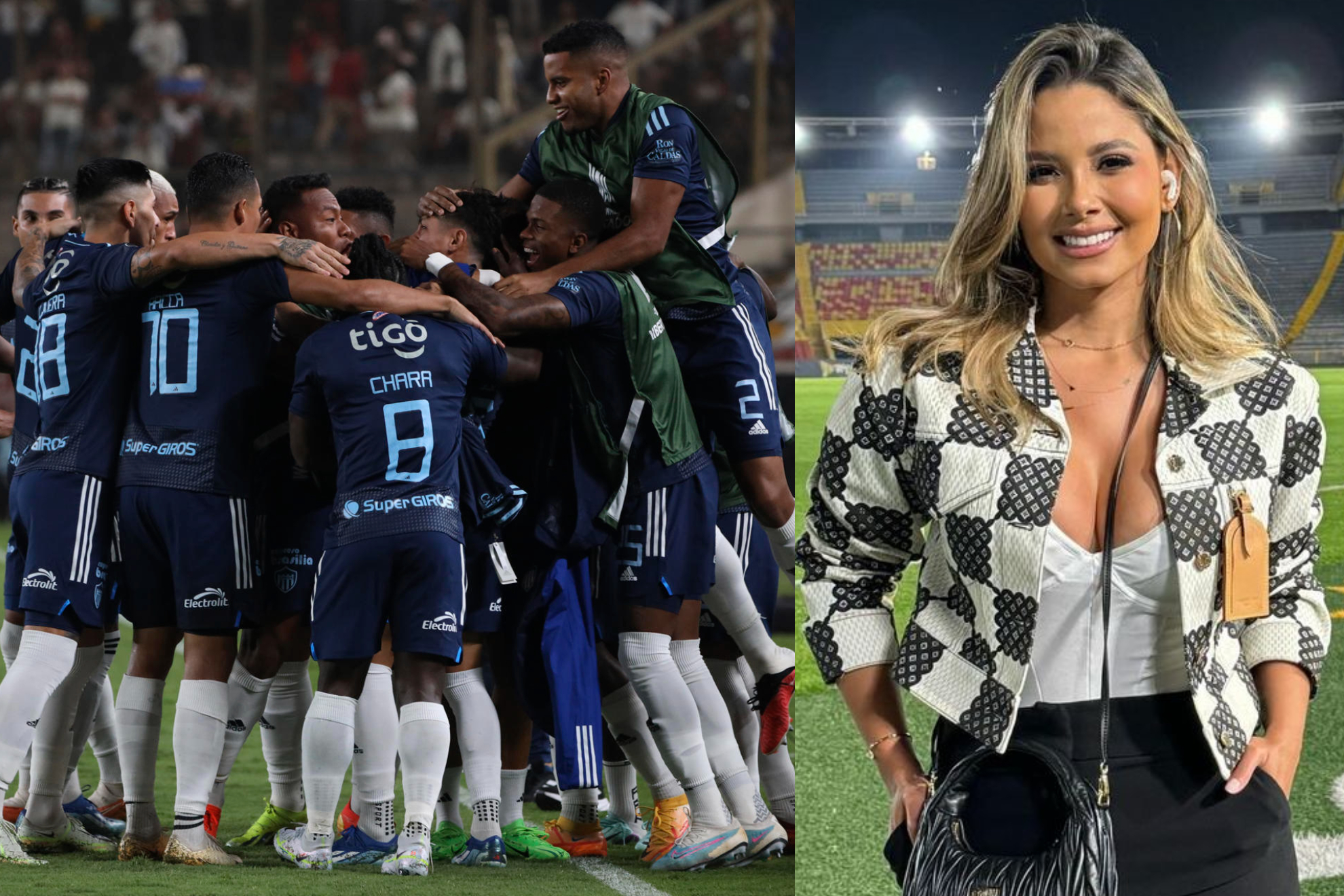 Esposa de Marco Pérez respondió y advirtió a Melissa Martínez por críticar a suplentes del Junior (EFE - Instagra: Melissa Martínez)
