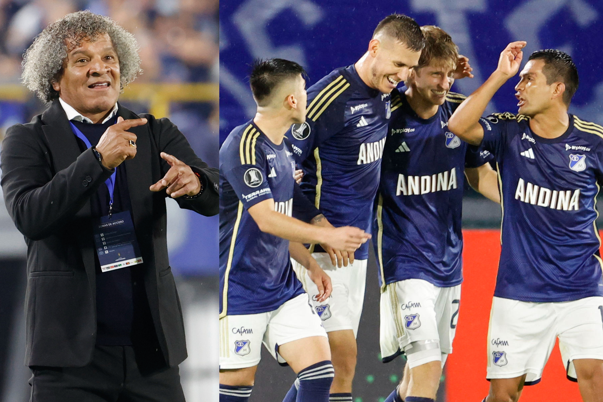 Quejas de jugadores de Millonarios por cargas de trabajo y partidos con Gamero (EFE)