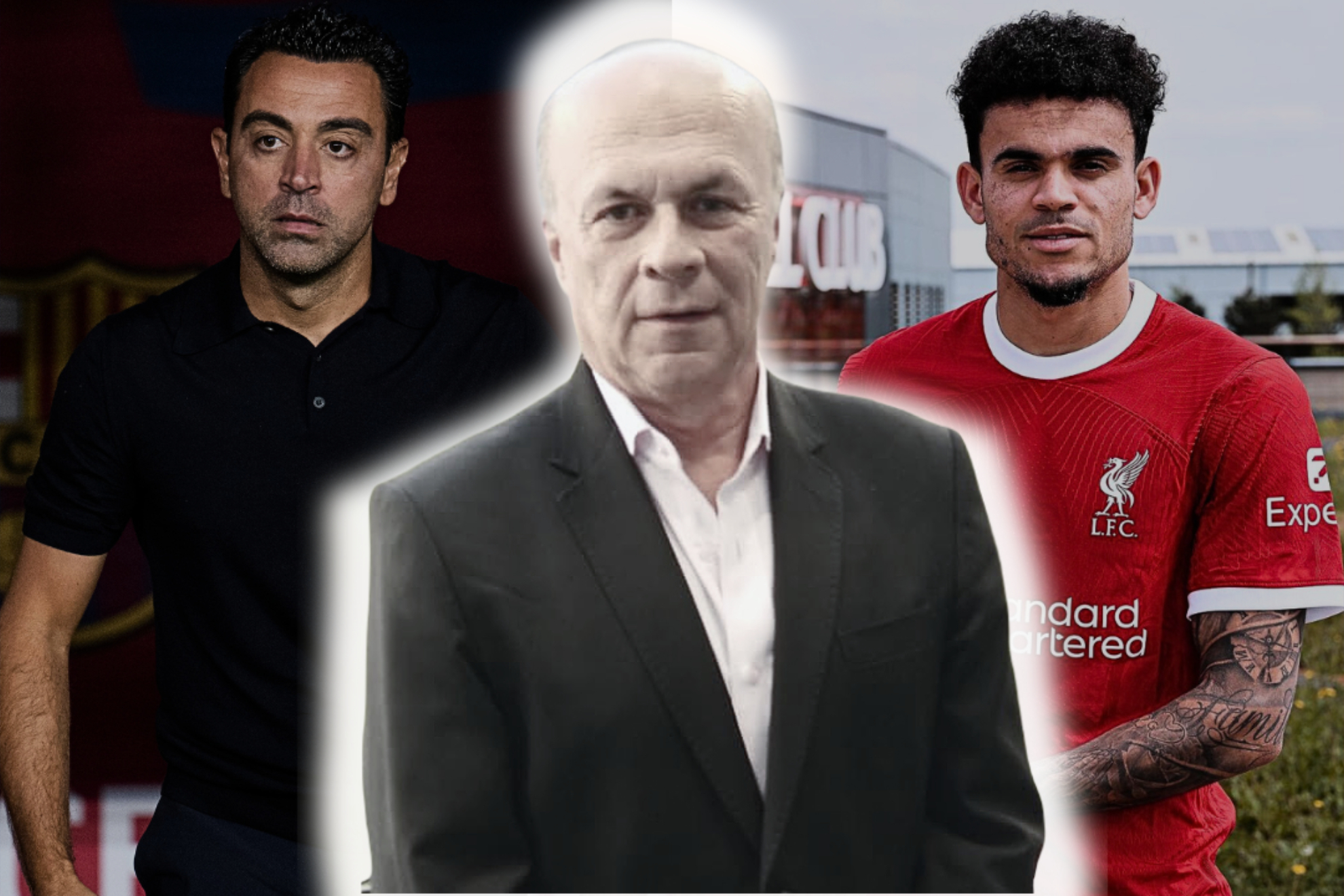 Carlos Antonio Vélez contra Barcelona por rumor sobre Luis Díaz (Página FC Barcelona - Instagram: Carlos Antonio Vélez, Liverpool)