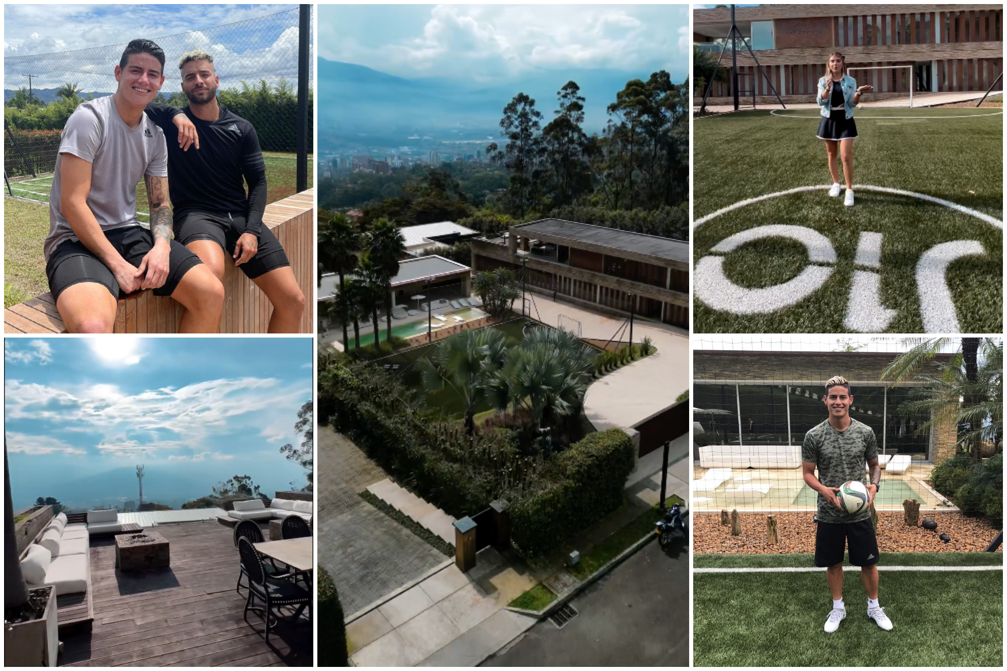 James pone en venta la lujosa mansión que tiene en Colombia (Instagram: James Rodríguez, Propiedades Carva)