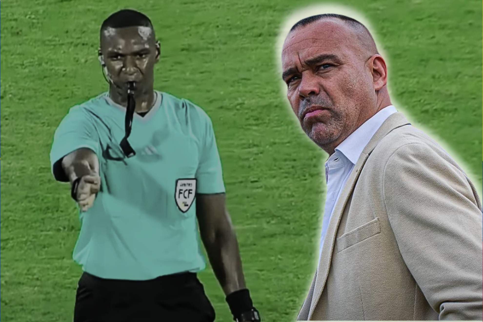 Rafael Dudamel denunció que árbitro de Bucaramanga vs. Millonarios lo insultó (Win Sports - Instagram: Bucaramanga - Marca)