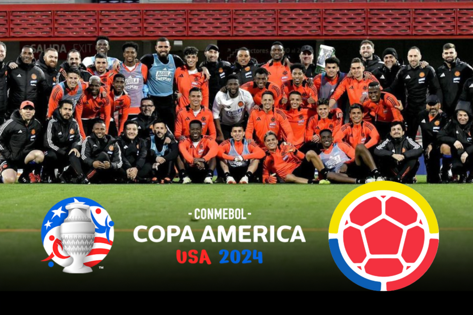 Lista previa de Colombia para la Copa América 2024 (Instagram: Selección Colombia - Conmebol - FCF)