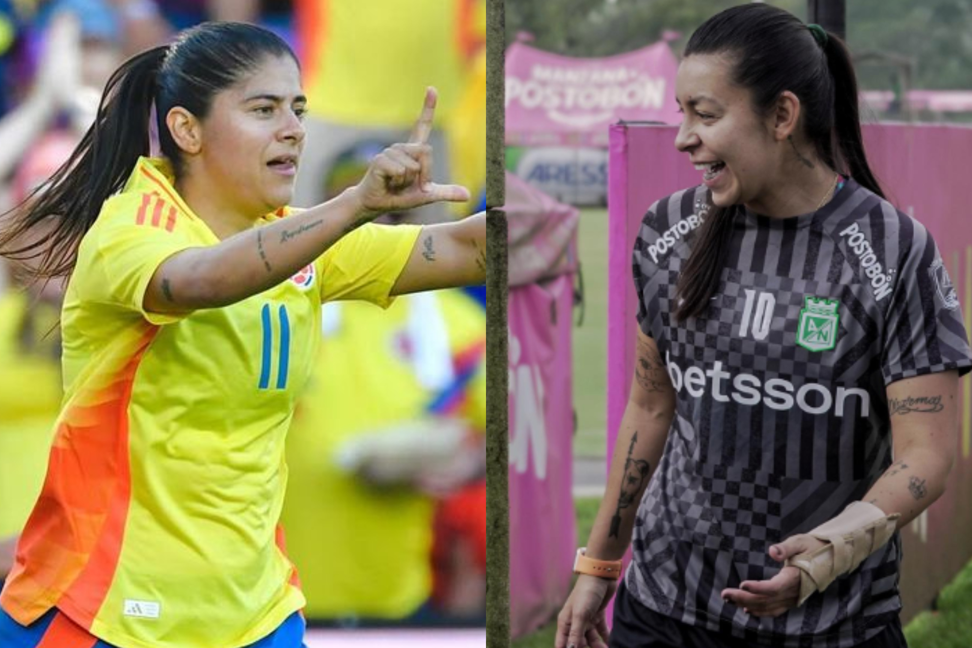 Yoreli Rincón habló de influencia de Catalina Usme en vetos de Selección Colombia (Instagram: Selección Colombia, Atlético Nacional)