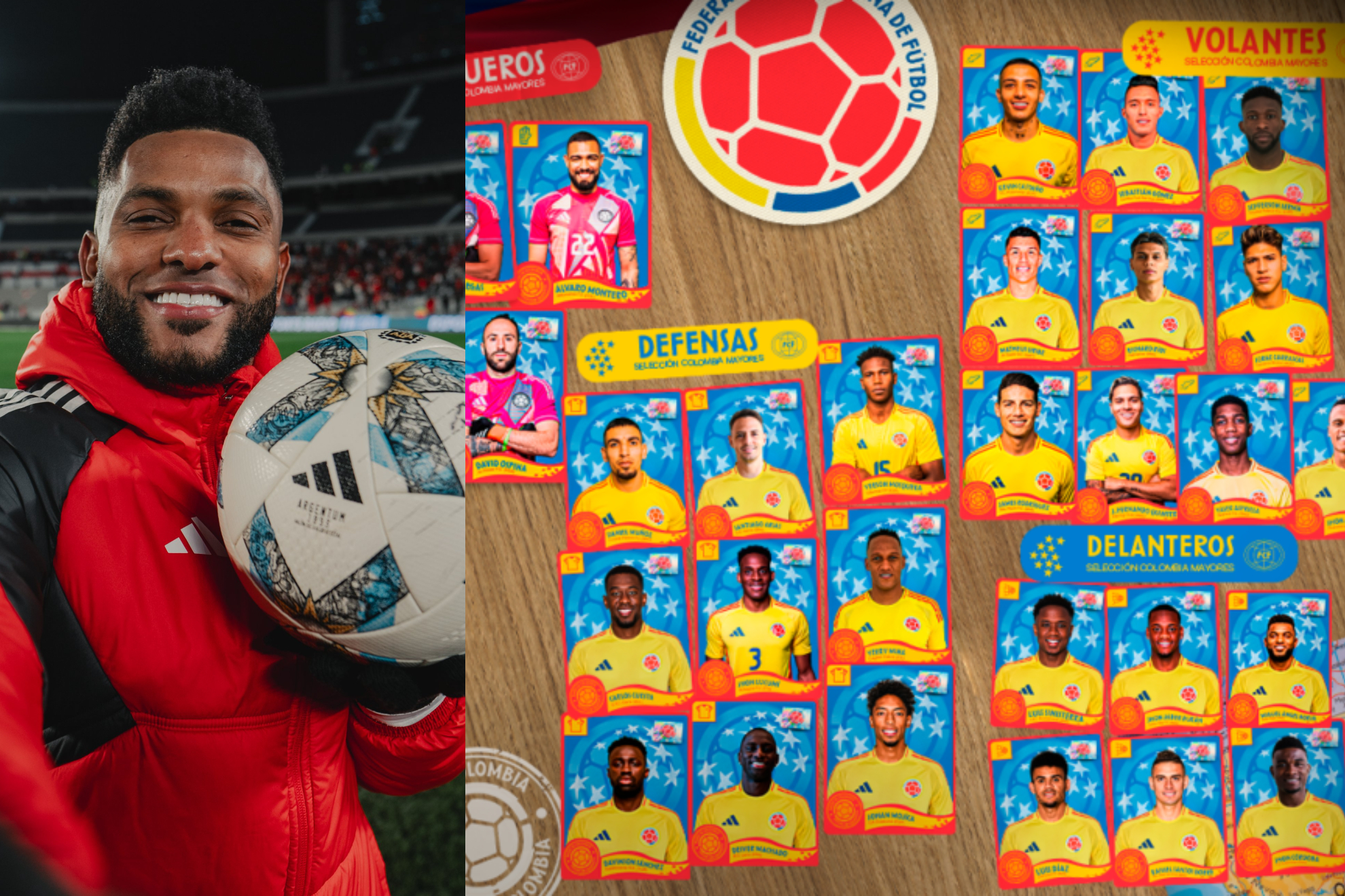 Miguel Borja, de la Selección Colombia, está entre los goleadores del mundo en 2024 ('X': River Plate - Selección Colombia)