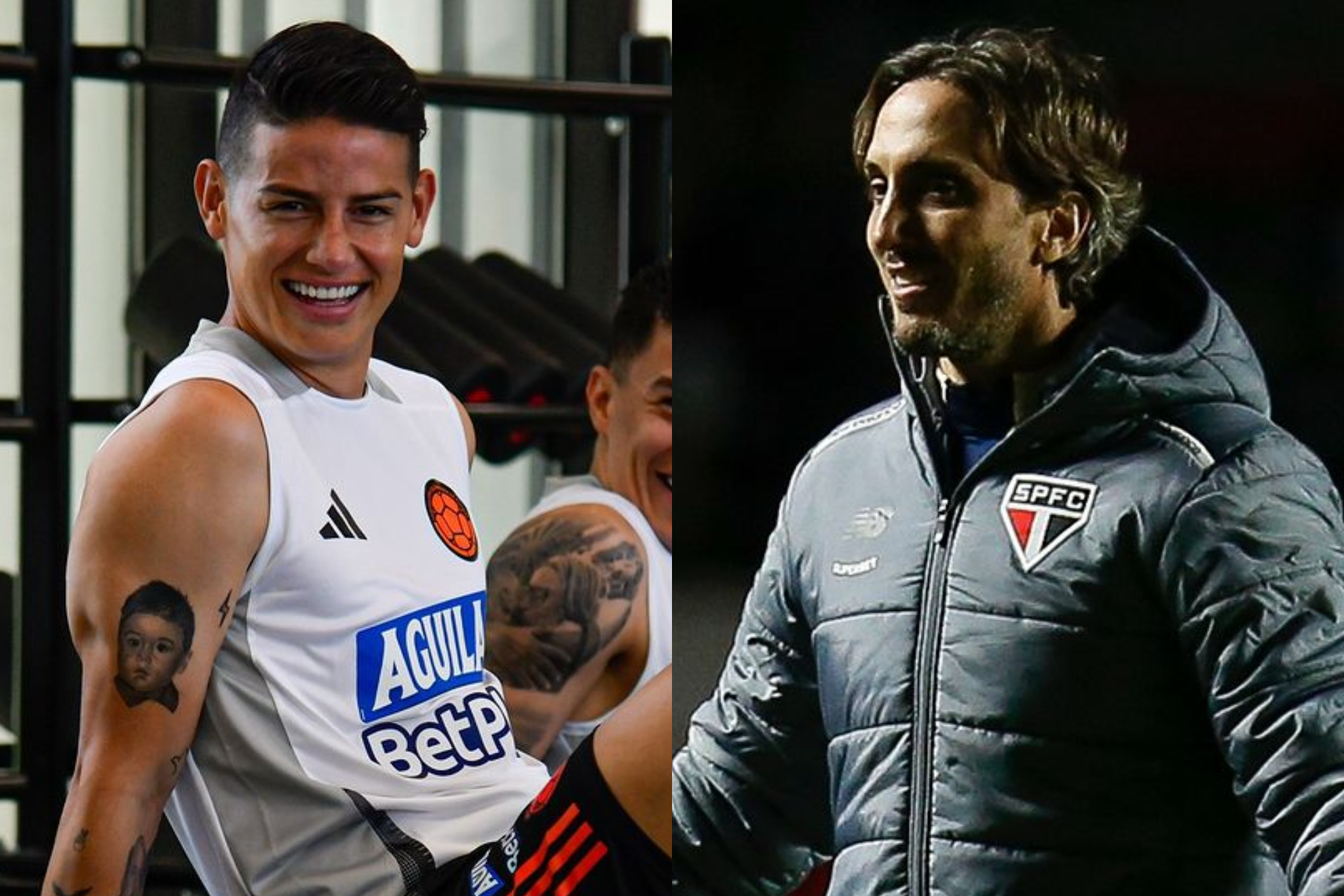 Supuesto intento de arreglar relación de James y Zubeldía en São Paulo (Instagram: James Rodríguez, São Paulo)