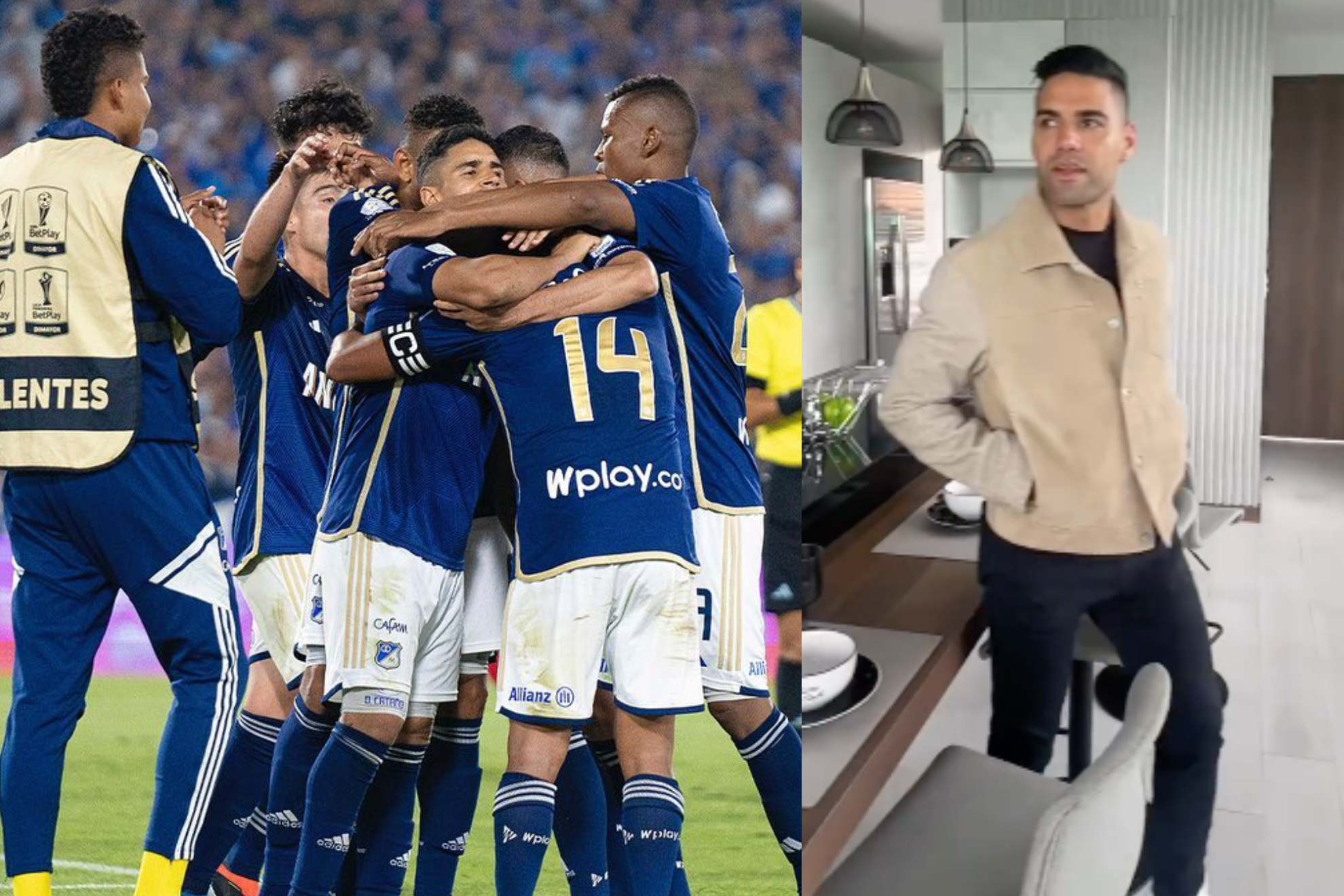 Falcao García y el problema de dinero para llegar a Millonarios (Instagram: Millonarios, Falcao)