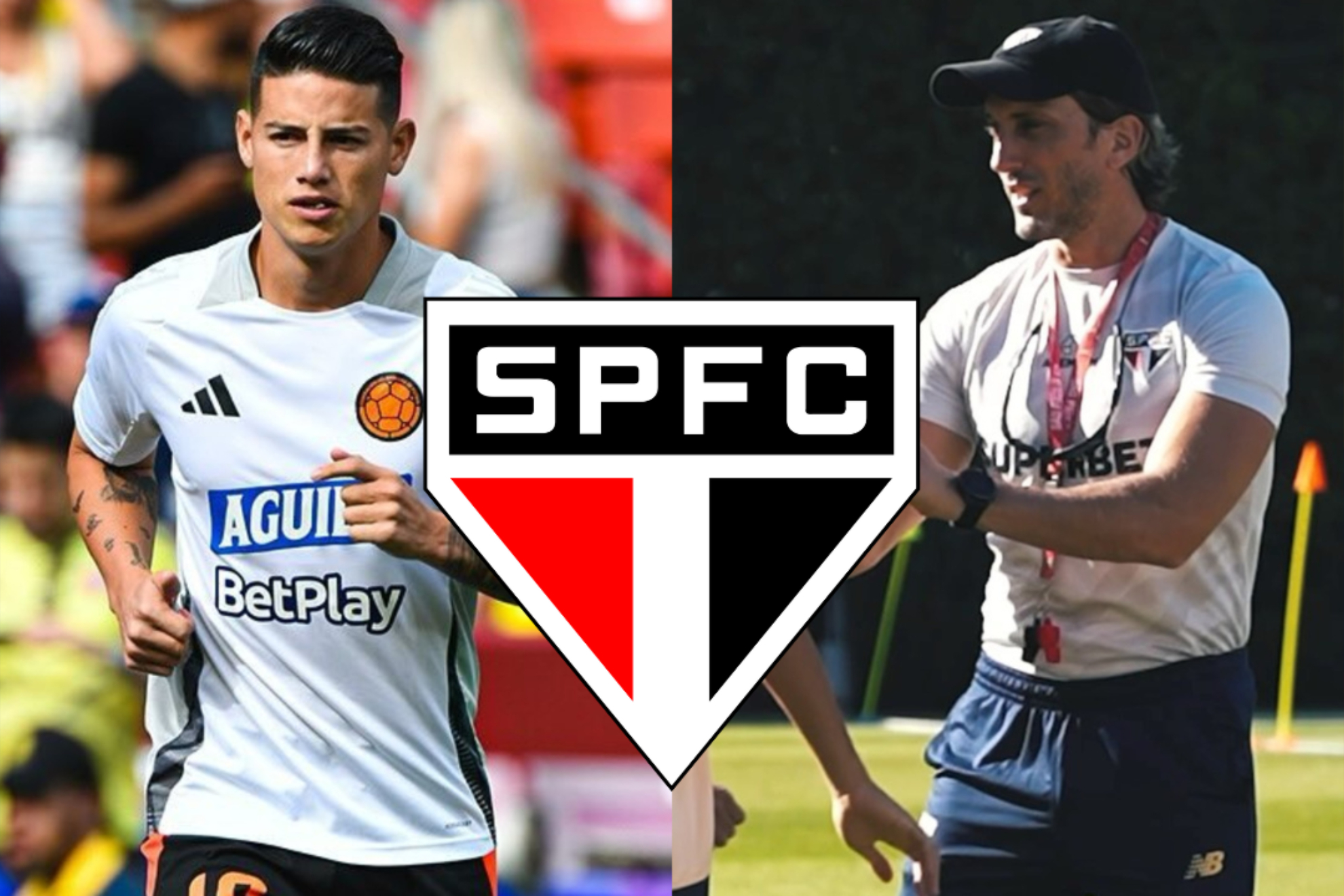 Presidente del São Paulo habló de James Rodríguez y Luis Zubeldía (Cortesía FCF - Instagram: São Paulo)