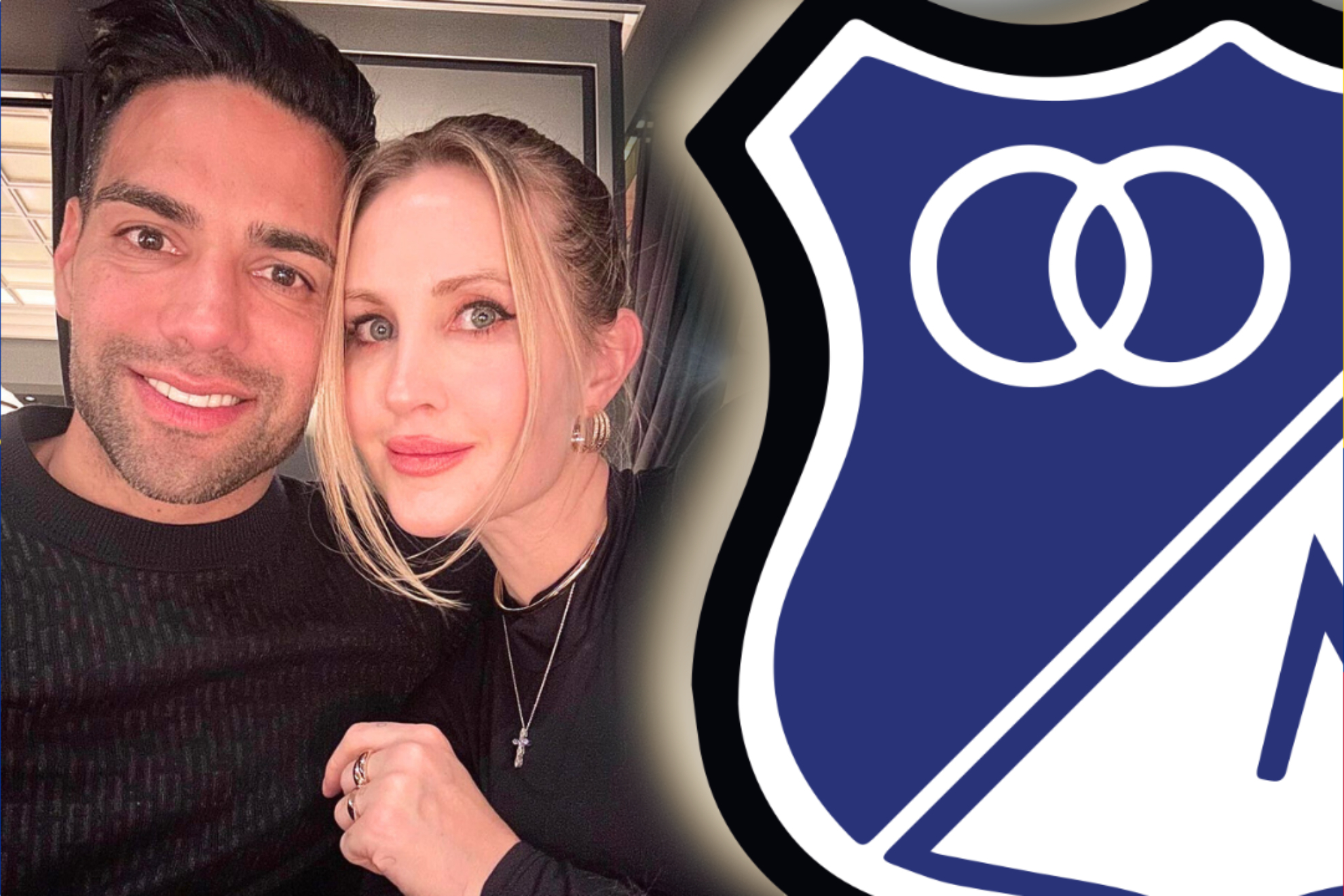 Reacciones de la esposa de Falcao por mensajes de hinchas de Millonarios (Instagram: Lorelei Tarón)