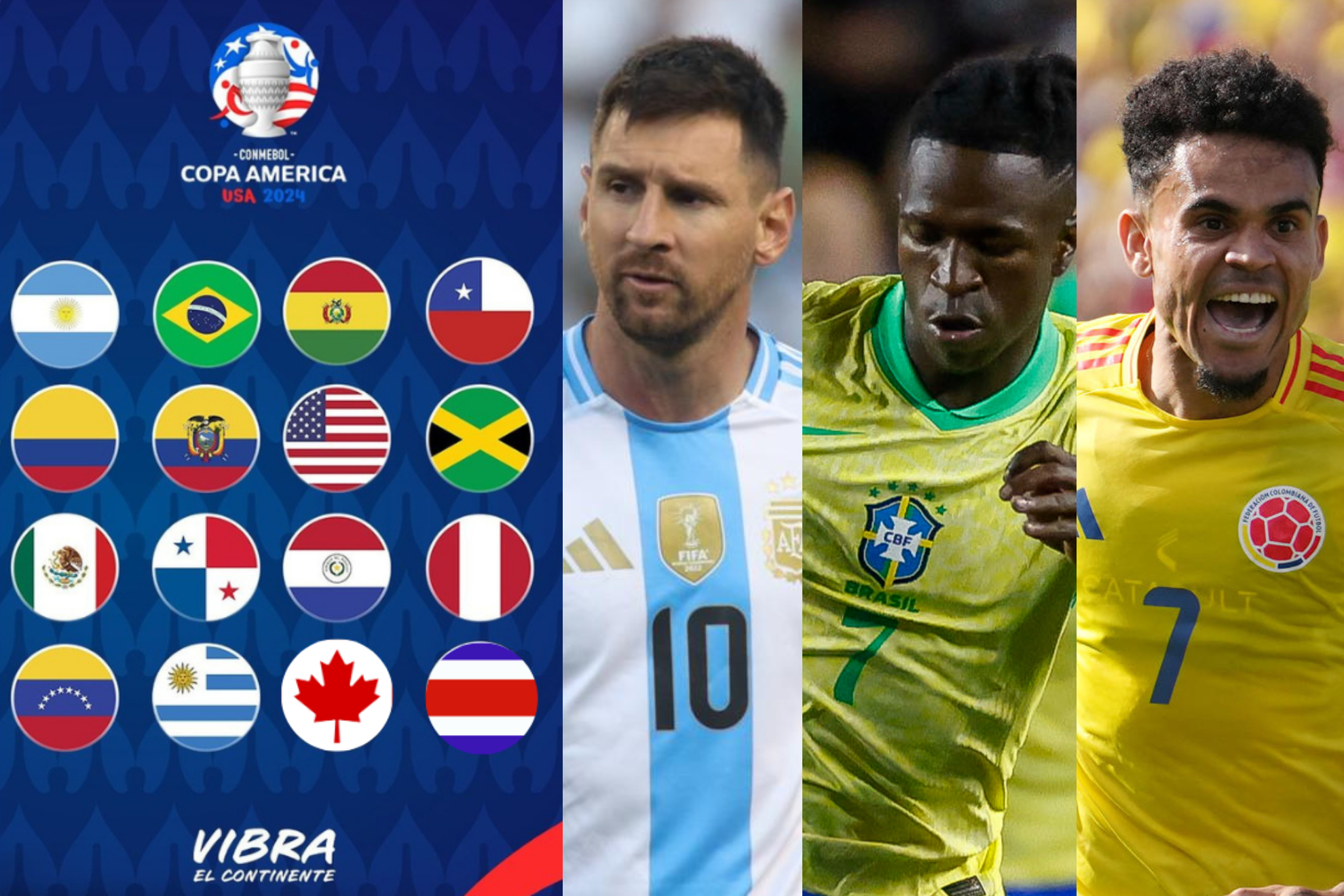 Los favoritos para ganar la Copa América 2024 según datos (Instgaram: Conmebol - EFE)