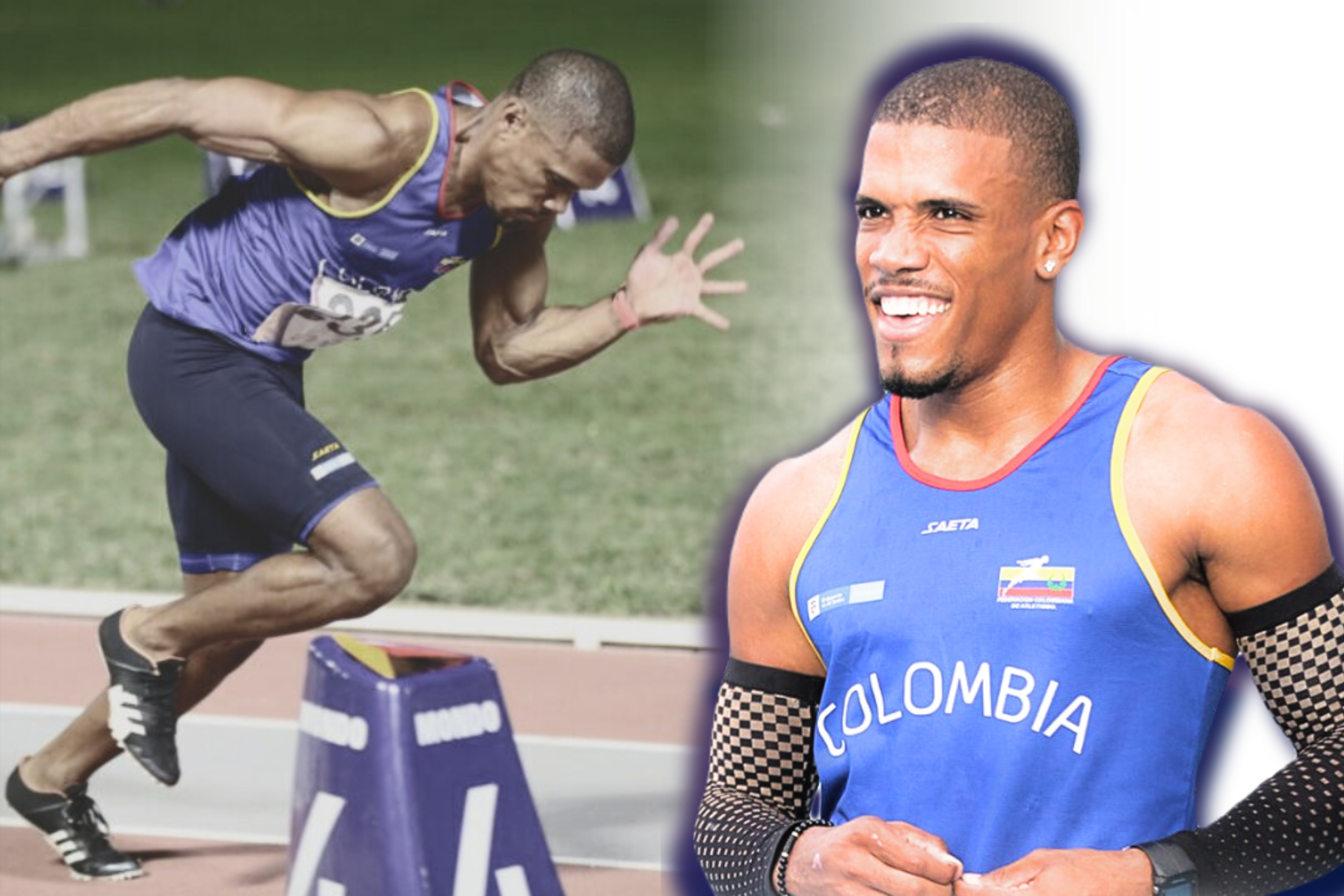 Jhonny Rentería clasificó a Juegos Olímpìcos París 2024, marca récord en 100 mts planos (Cortesía COC)
