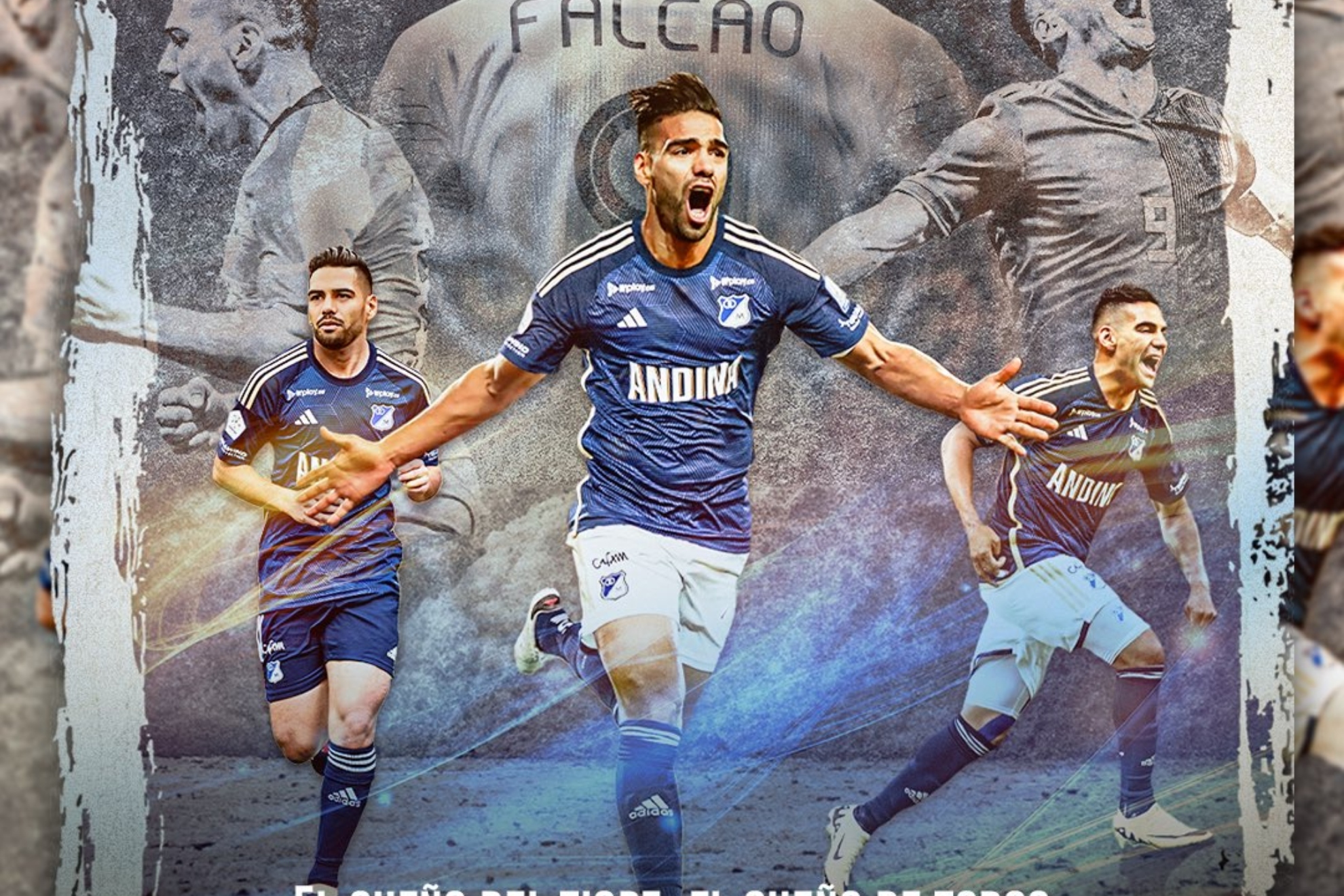 Radamel Falcao es nuevo jugador de Millonarios tras llegar a un acuerdo en su fichaje.