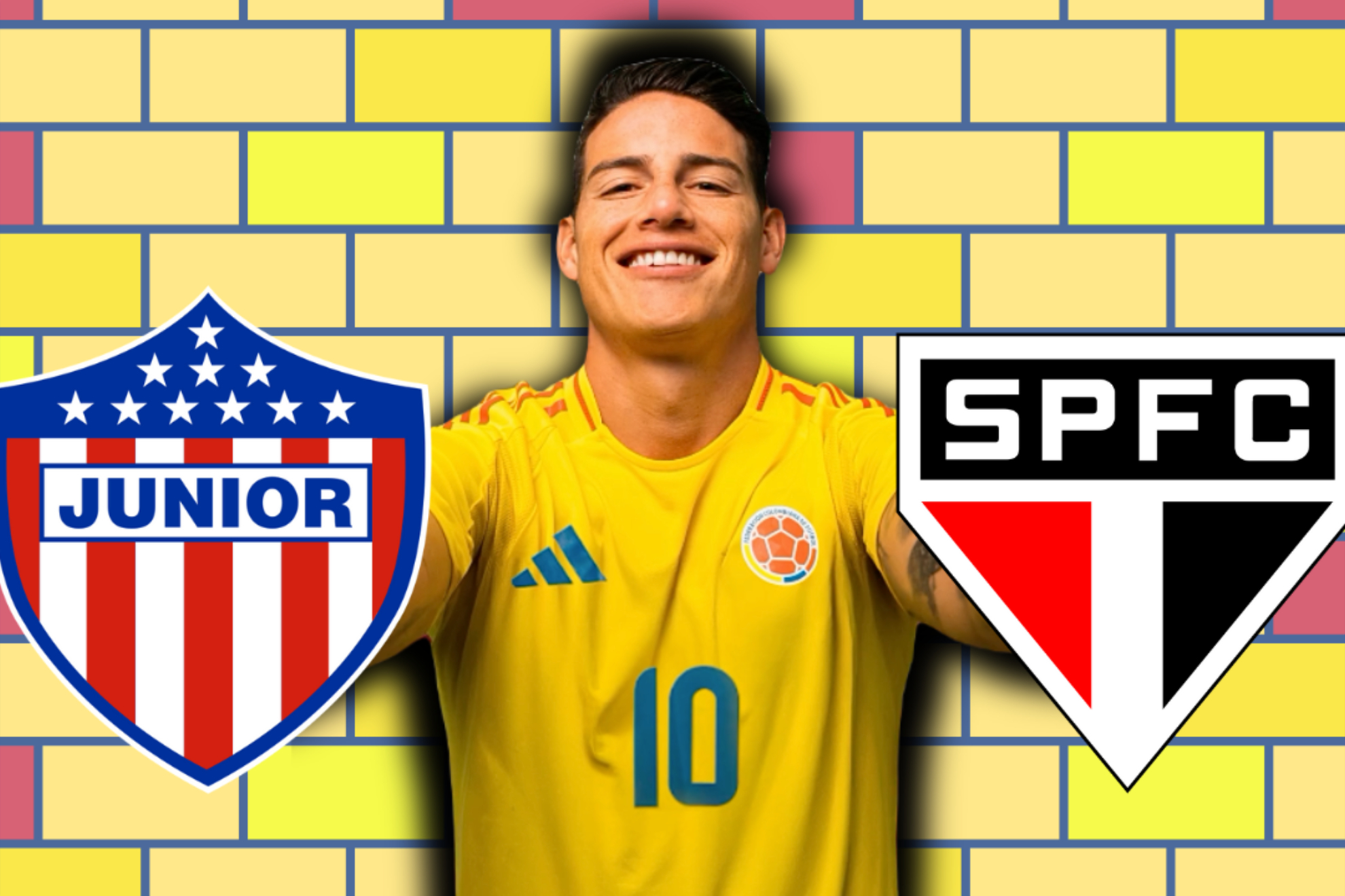 Lo que informan del futuro de James Rodríguez con Junior y São Paulo (Instagram: Selección Colombia - Junior - São Paulo)