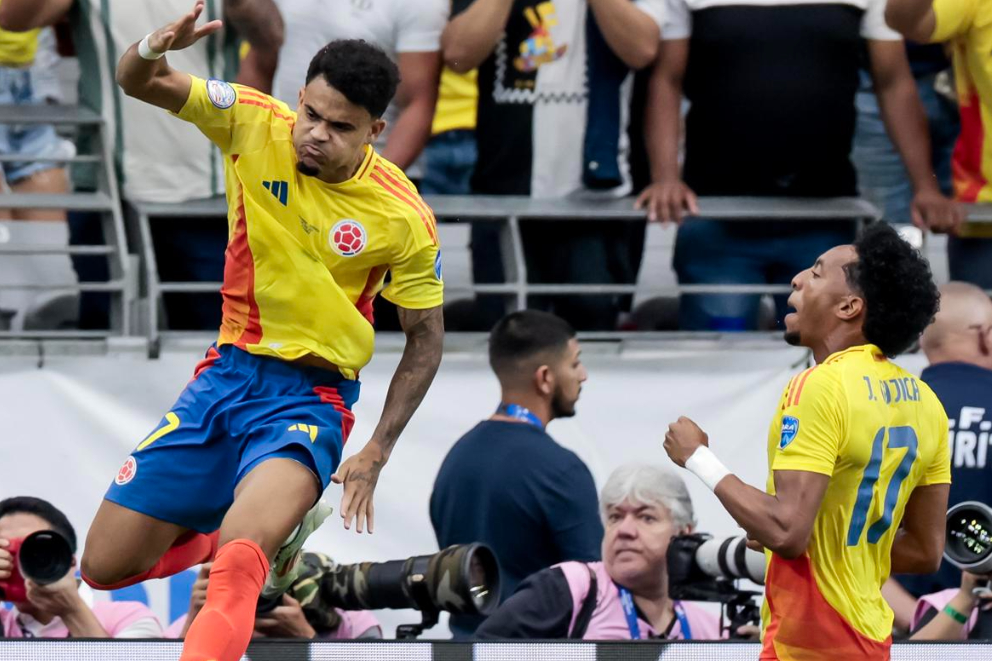 Fecha 3 de la Copa América 2024 entre Colombia y Brasil por el grupo D (EFE)