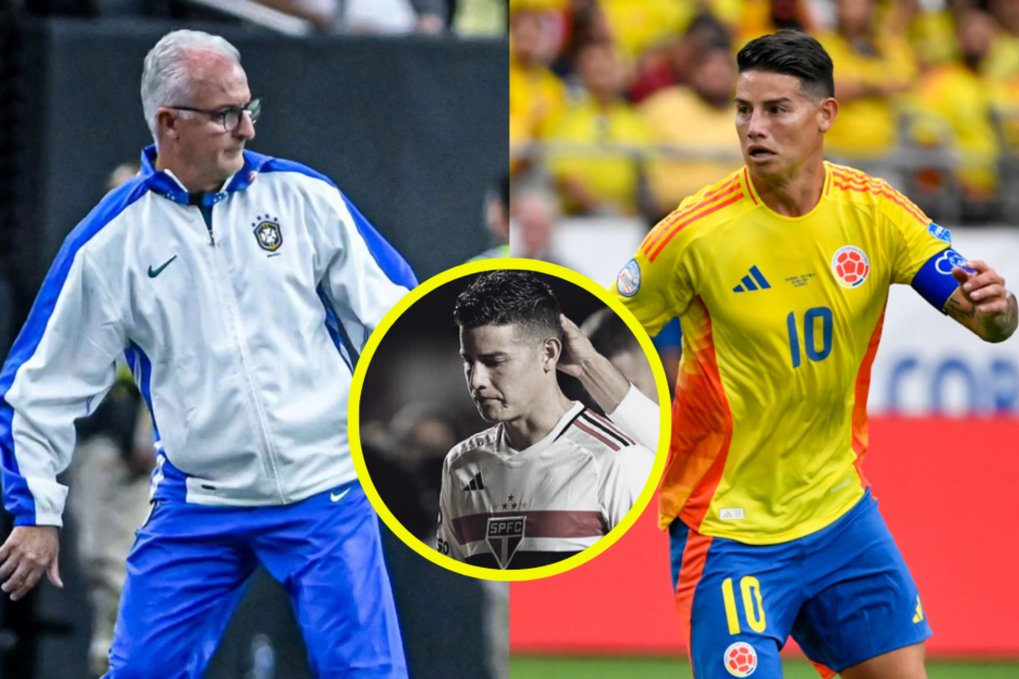 Dorival Júnior habló de James Rodríguez antes de Colombia vs. Brasil en Copa América 2024 (Instagram: CBF - EFE)