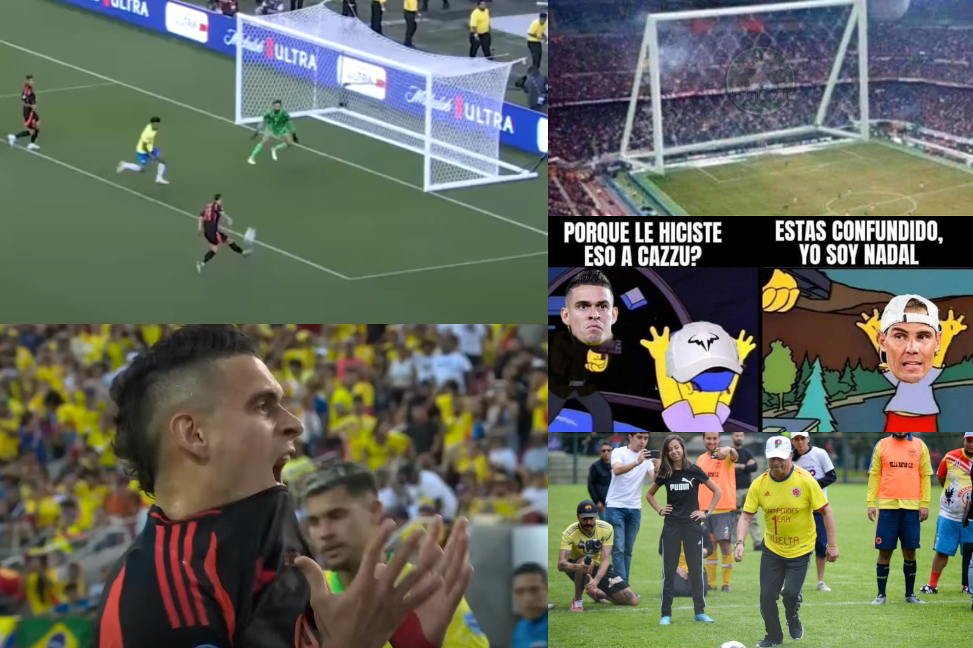 Santos borré es motivo de memes por su desperdicio en Colombia vs. Brasil (YouTube: Copa América - 'X')