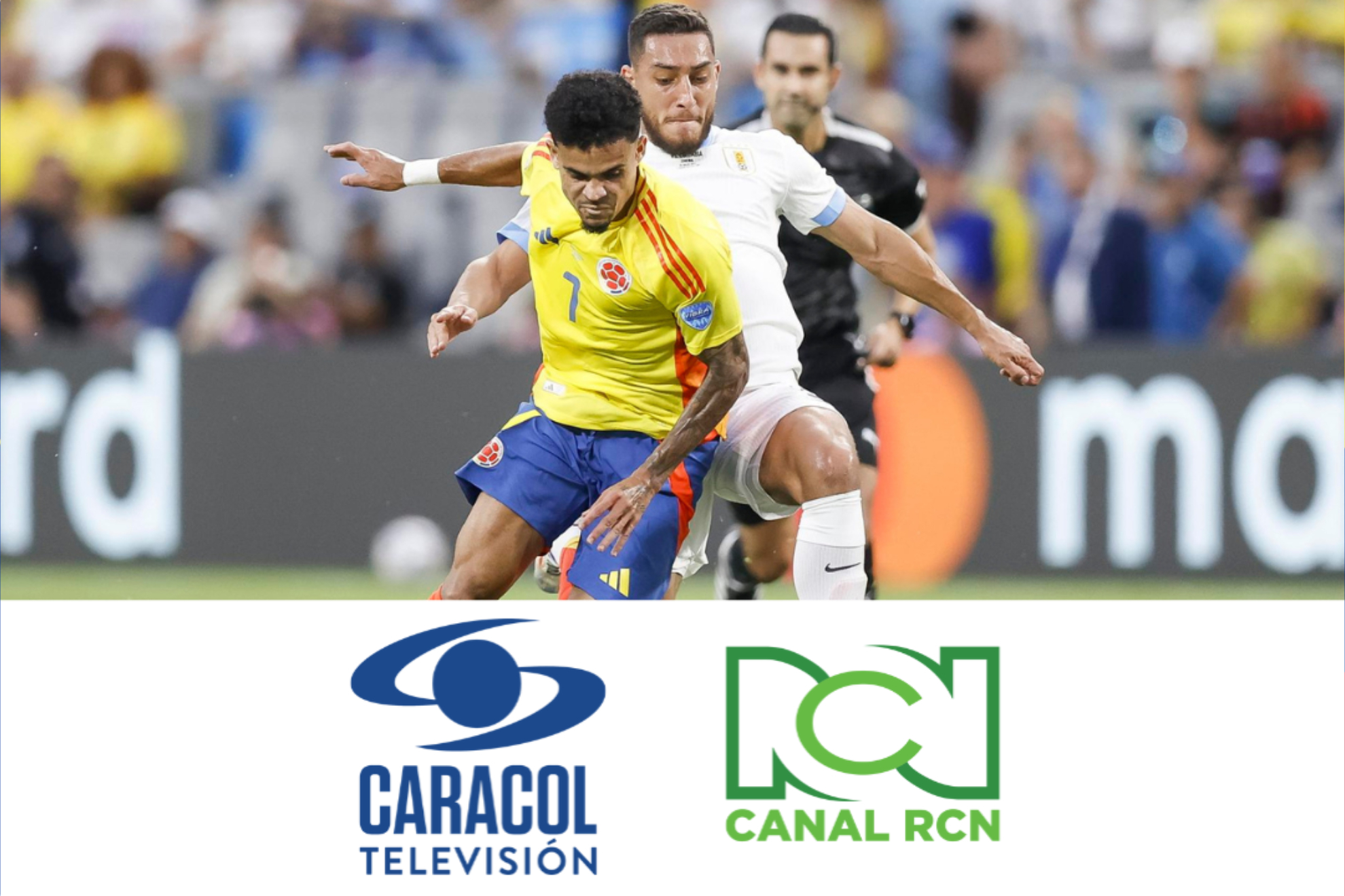 Colombia vs. Uruguay: rating y audiencia semifinal Copa América 2024 (EFE - Caracol Televisión - Canal RCN)