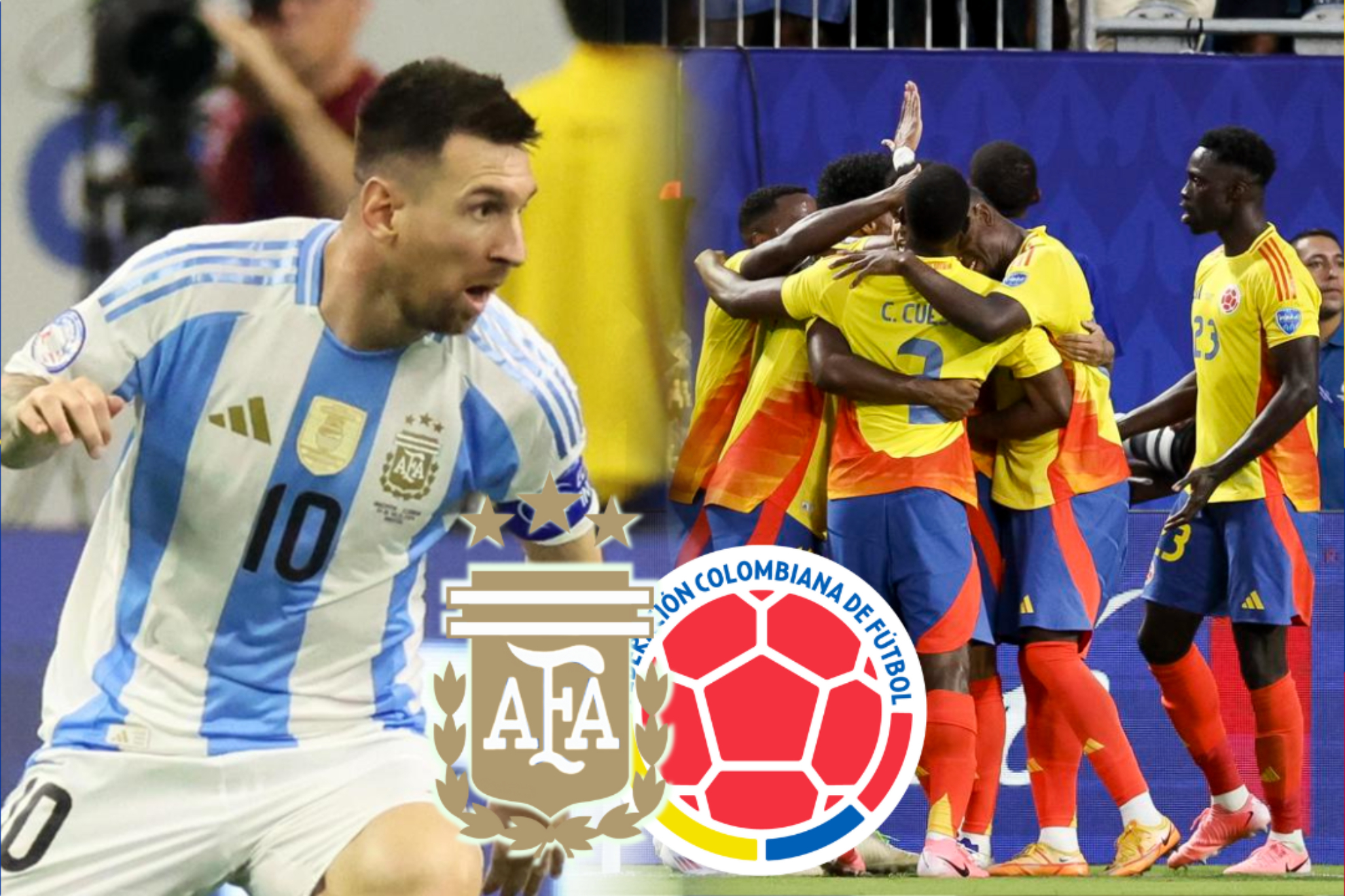 Lionel Messi habló del invicto de Colombia para la final de Copa América 2024 (EFE - AFA - FCF)