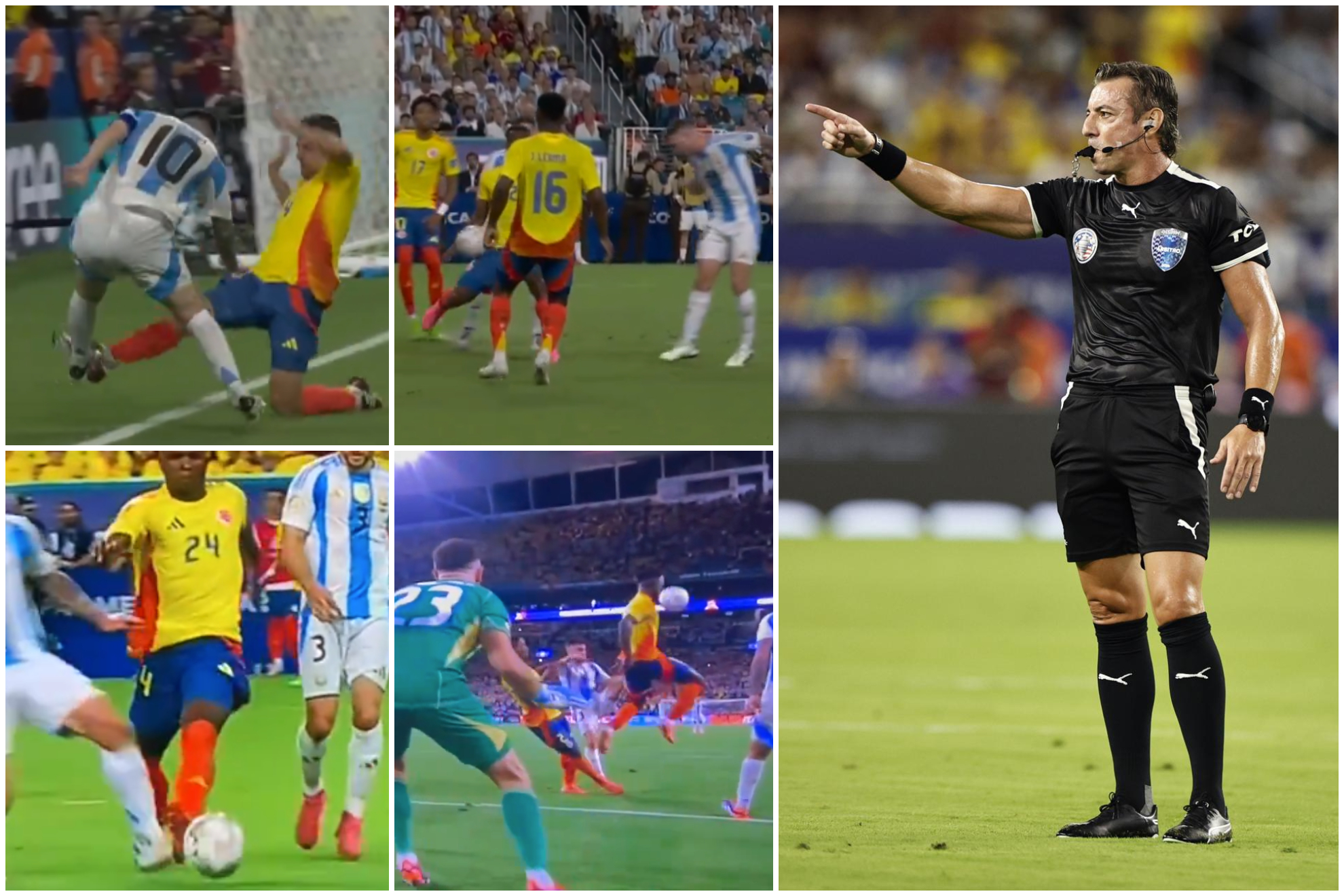 Polémicas y penales en Argentina vs. Colombia por final de Copa América 2924 ('X': DSports - EFE)