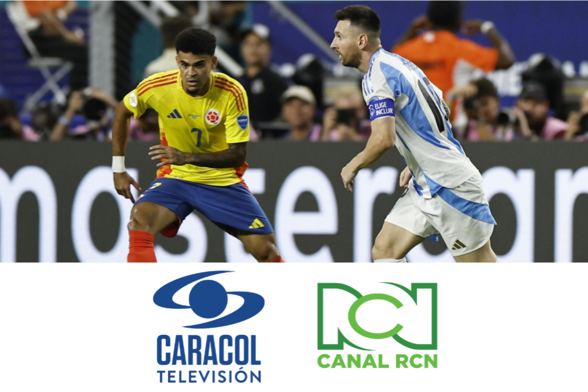 Colombia vs. Argentina: rating y audiencia final Copa América 2024 (EFE - Caracol Televisión - Canal RCN)