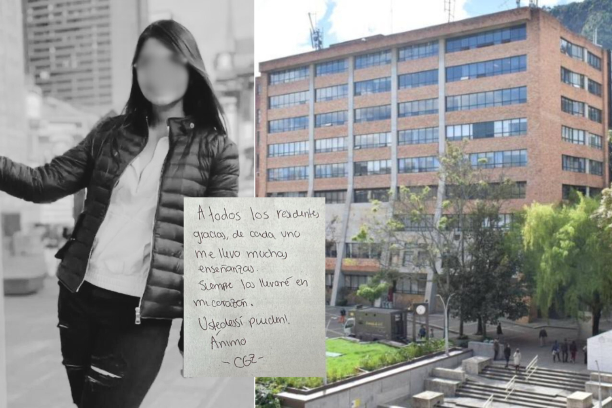 Suicidio de Catalina Gutiérrez, médica residente en Hospital de la Universidad Javeriana (Redes sociales - Hospital San Ignacio)