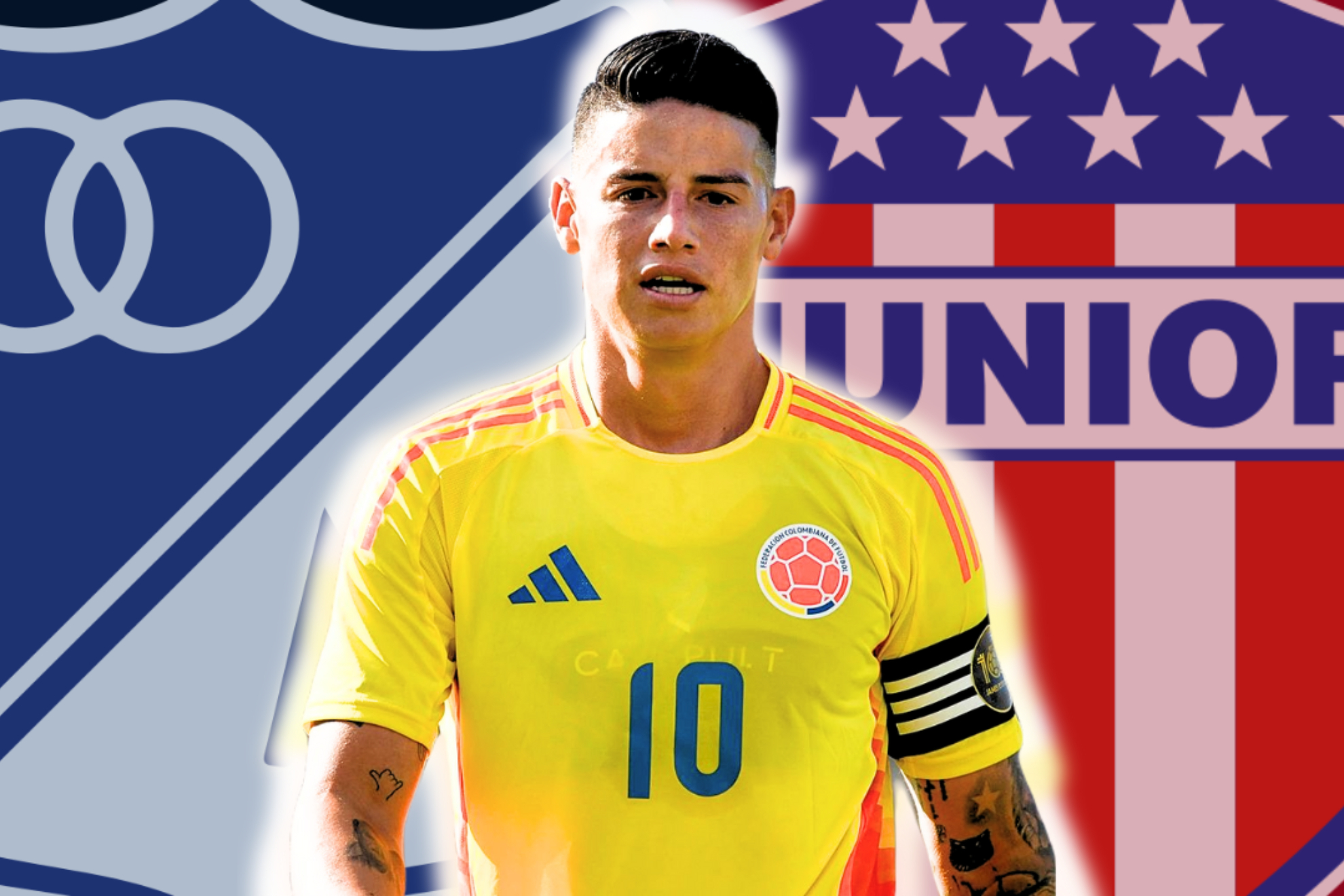 Reuniones de dueños de Millonarios y Junior con empresario de James (Millonarios - Junior - Instagram: James Rodríguez)