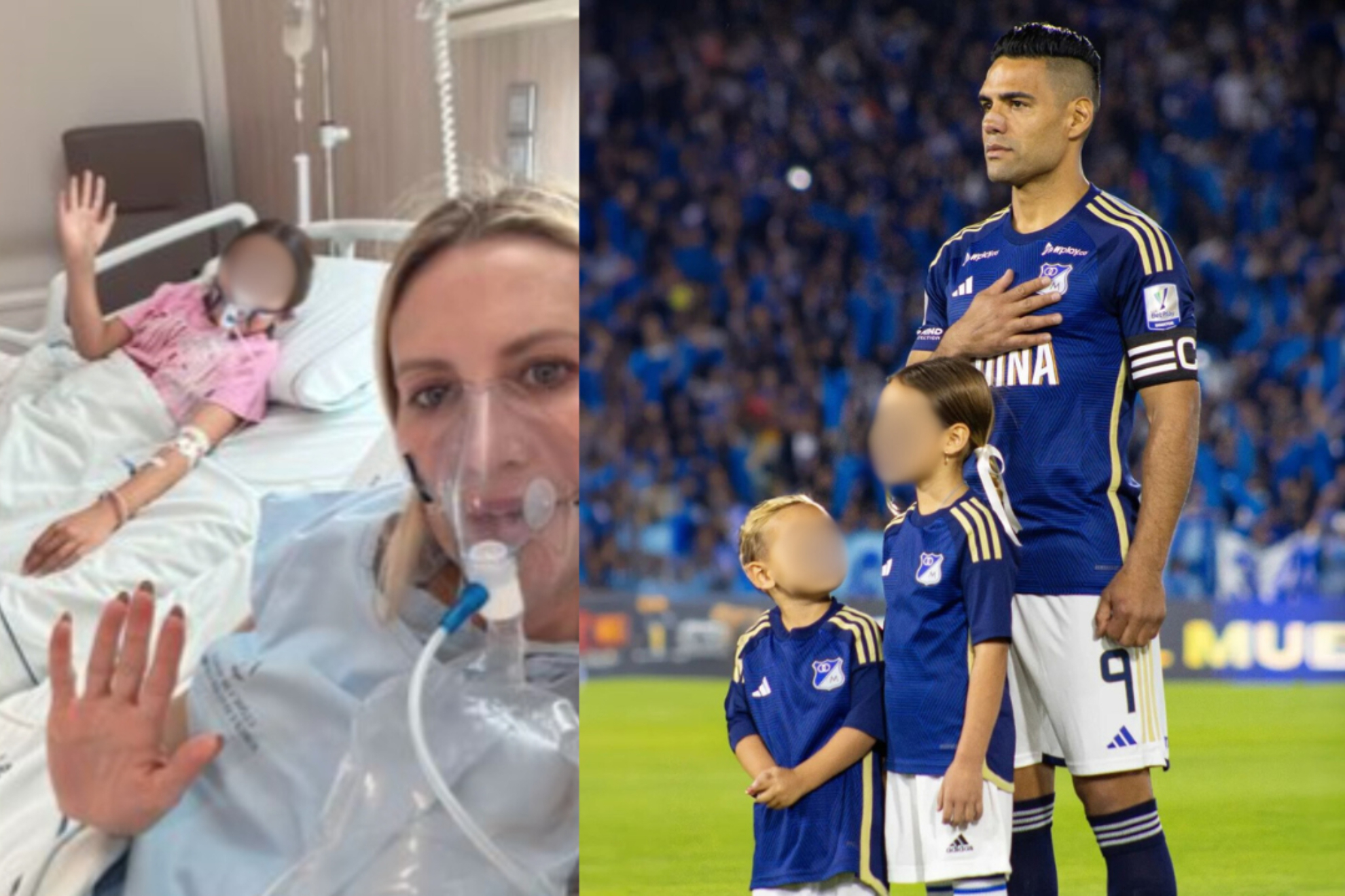 Falcao no jugará el partido Alianza FC vs. Millonarios por problemas de salud de su familia (Instagram: Lorelei Tarón - Falcao García)