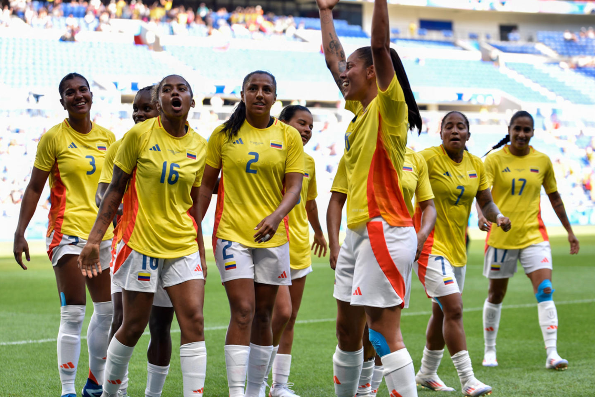 Molestia porque cortan himno de Colombia en los Juegos Olímpcios 2024 (EFE)