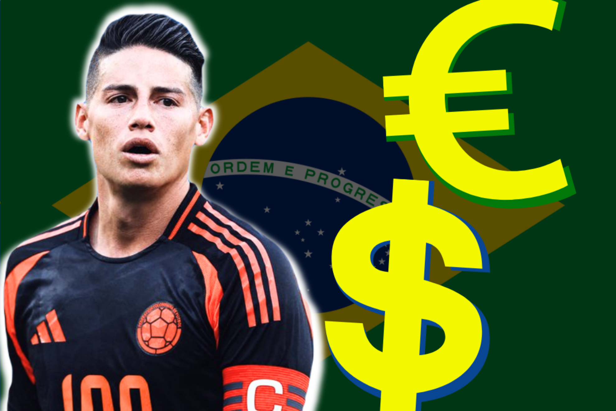 Dicen que James Rodríguez se puede quedar en Brasil si cumplen con sus condiciones económicas ('X': Copa América - Marca)