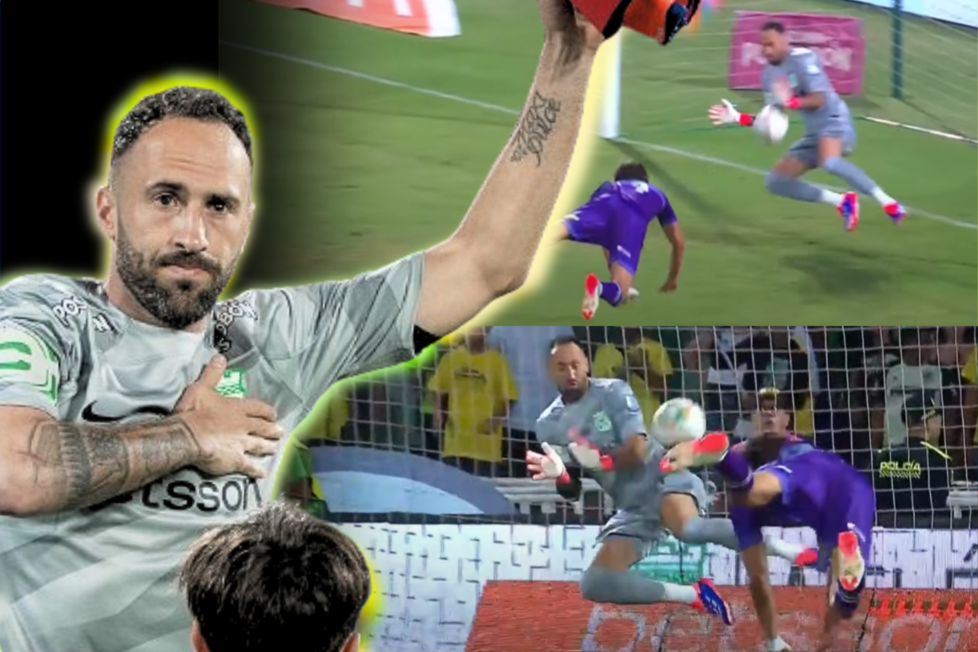 Debut de David Ospina con críticas en nacional vs. La Equidad (Instagram: Nacional - Win Sports +)