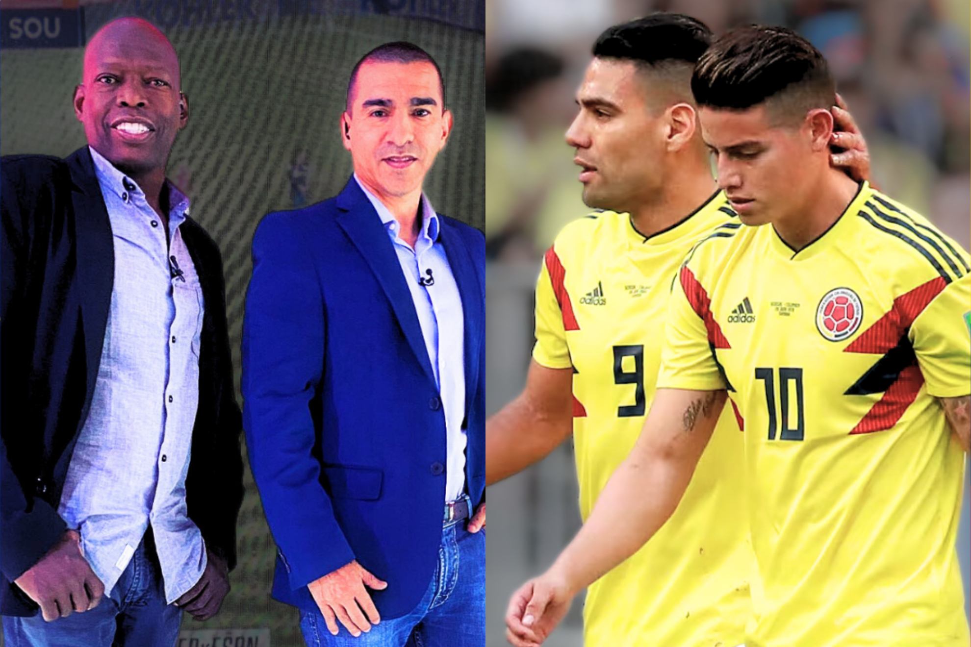'Tino' Asprilla y Aristizábal responden a James sobre el mejor jugador de Colombia (Instagram: Víctor Aristizábal - EFE)