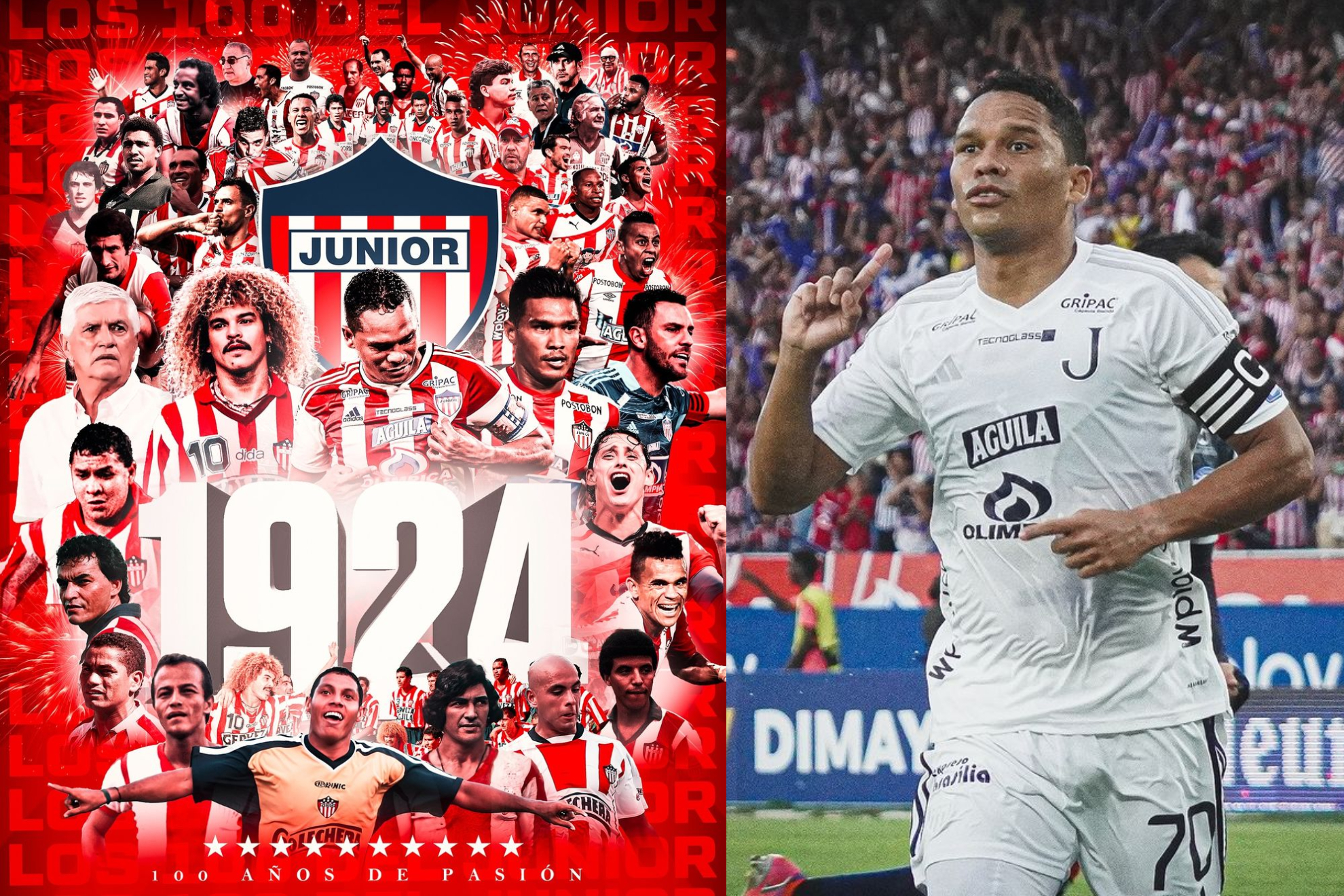 100 años del Junior de Barranquilla y molestia por la celebración (Instagram: Junior)