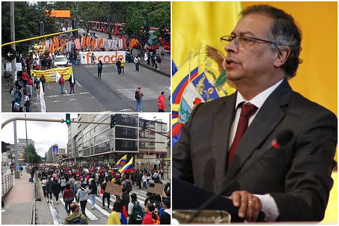 Marchas del 7 de agosto del 2024: dónde son los bloqueos y puntos de concentración.