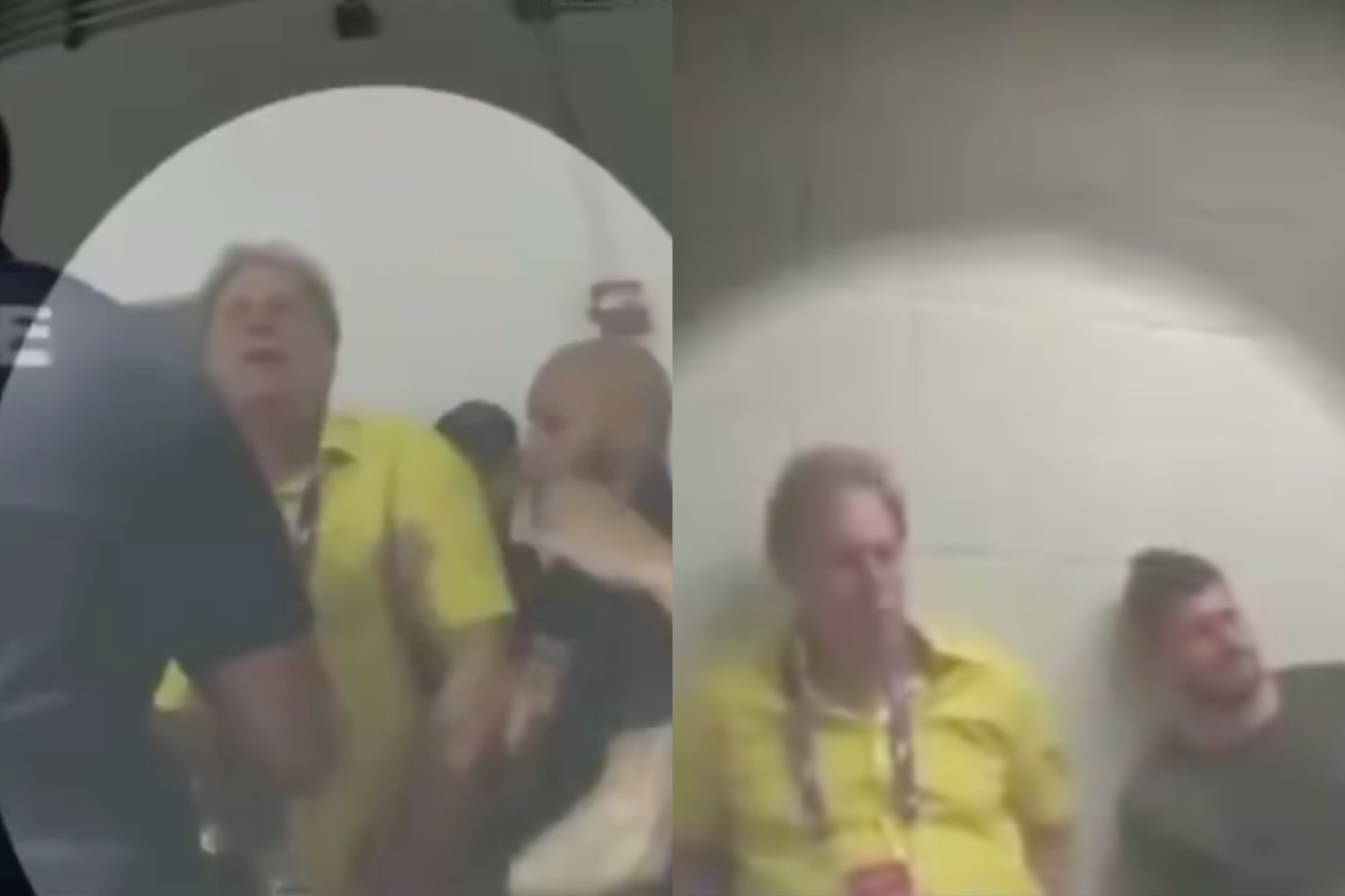 Video del arresto de Ramón Jesurún y su hijo en la final de Copa América 2024 ('X': Sheldon Fox)