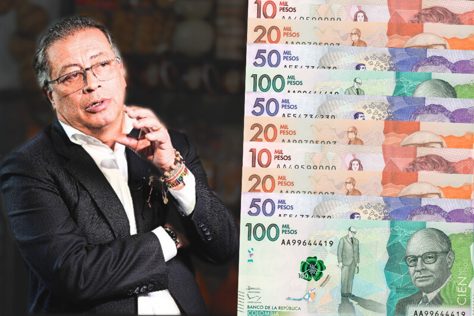 Propuesta de Gustavo Petro sobre ahorros y de ciudadanos en los bancos de Colombia