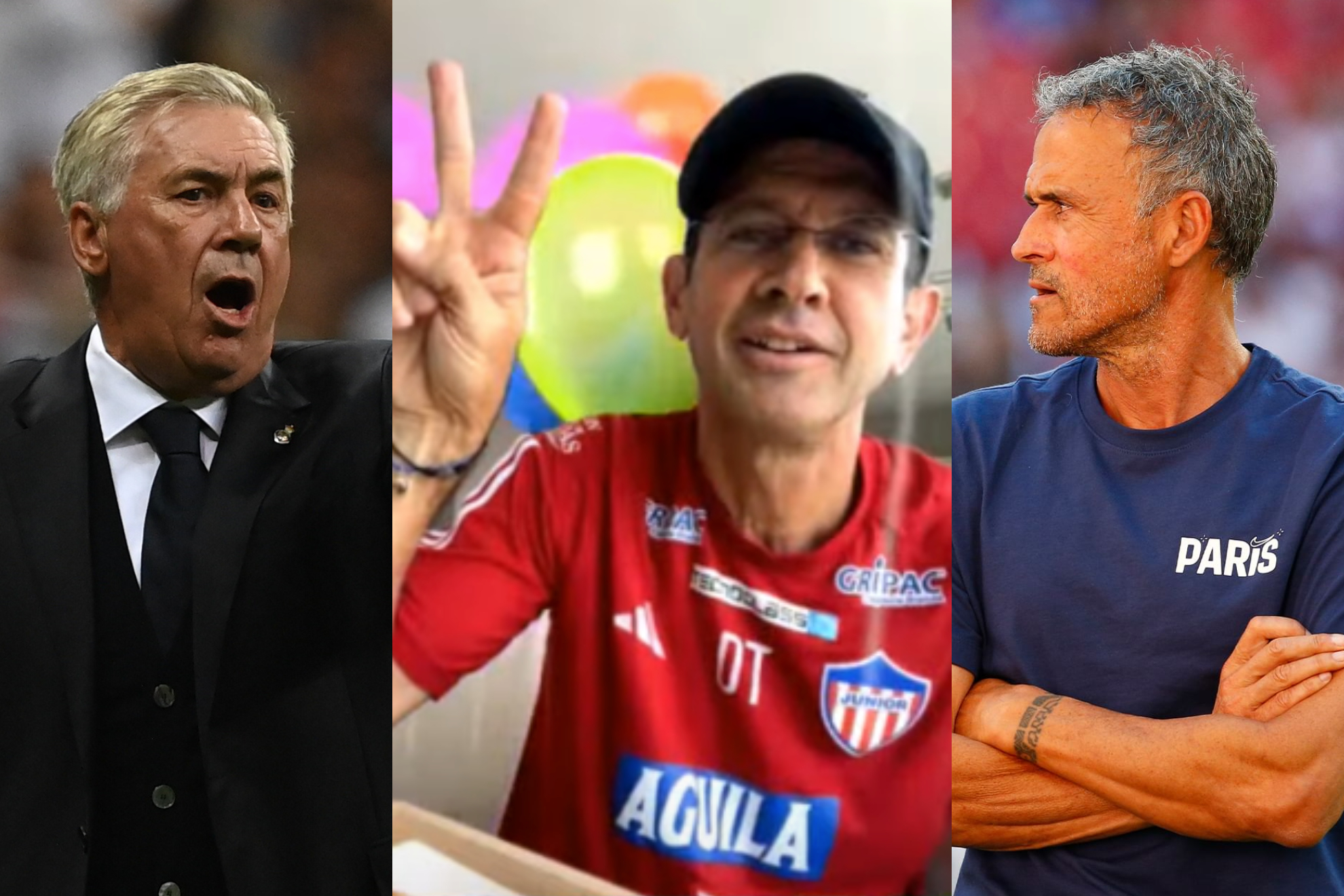 Curiosos comentarios de Arturo Reyes sobre Carlo Ancelotti y Luis Enrique