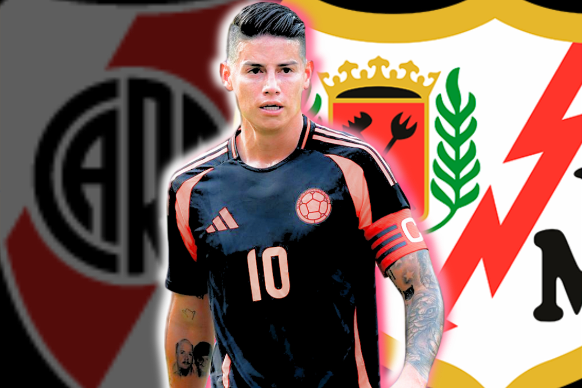 River Plate niega llegada de James Rodríguez y se acerca al Rayo Vallecano
