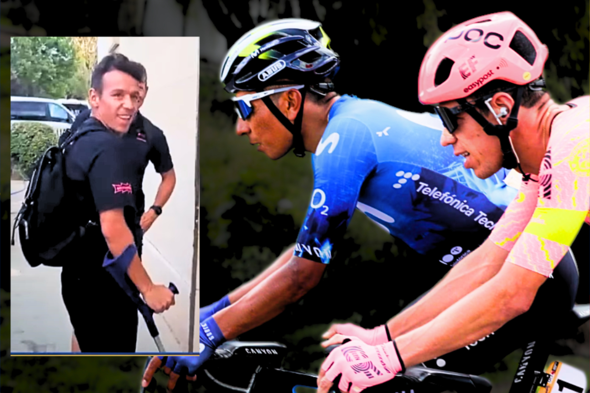 Confirman muy mala noticia de Rigoberto Urán y Nairo Quintana envía mensaje