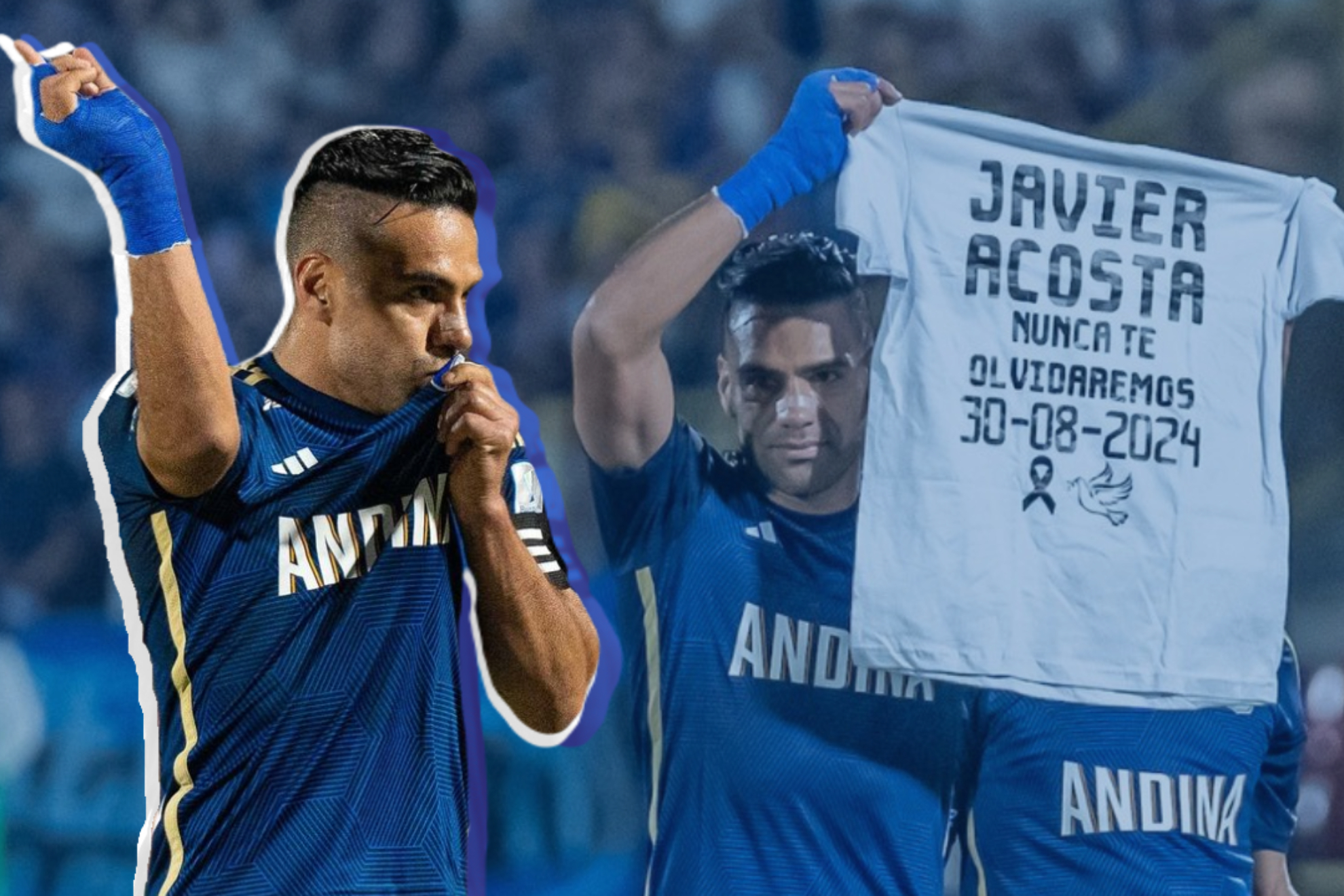 Falcao García hizo su primer gol con Millonarios y lo dedicó a Javier Acosta