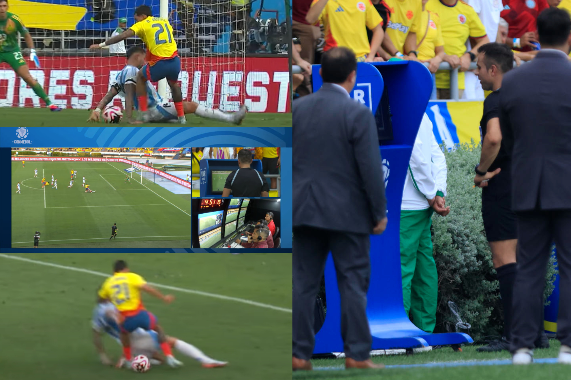 Audios del VAR del polémico penal de Colombia vs. Argentina en Eliminatorias al Mundial 2026
